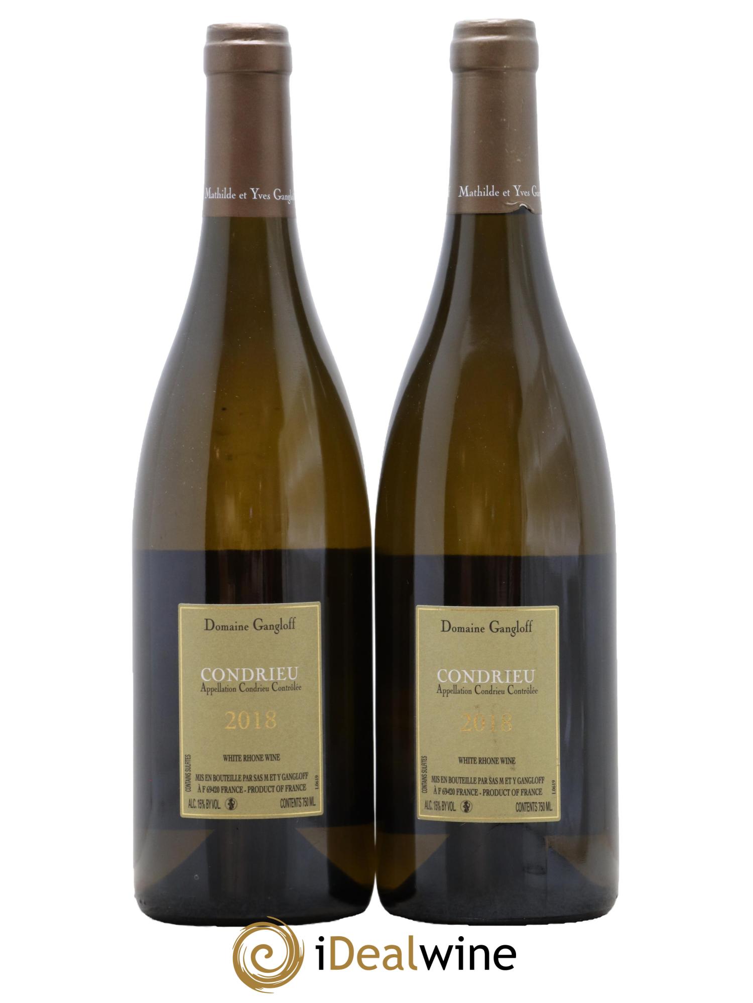 Condrieu Domaine Gangloff (Domaine) 2018 - Lot de 2 bouteilles - 1