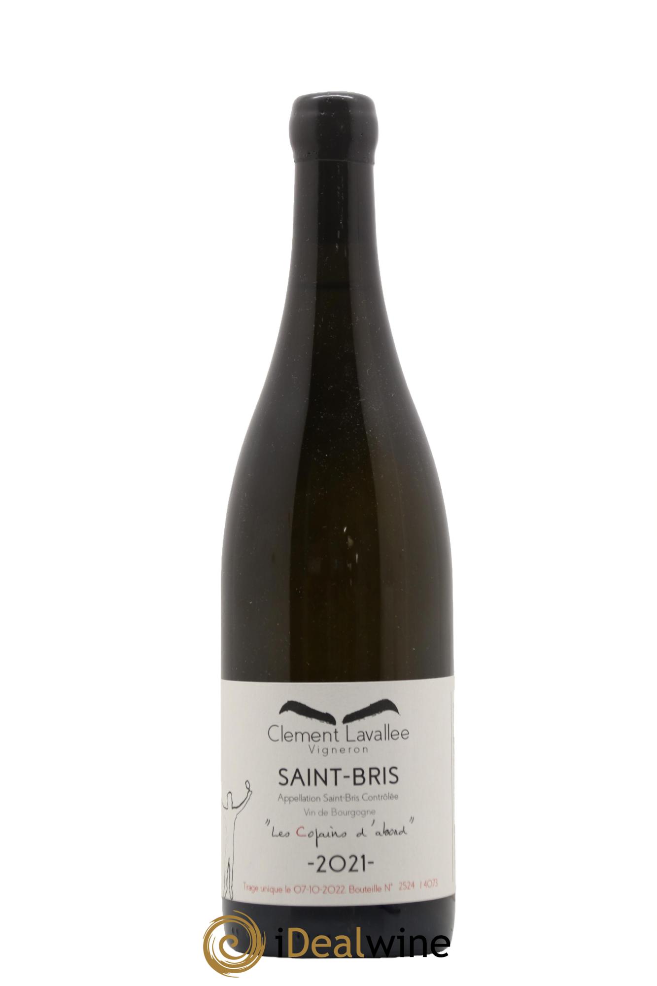 Bourgogne Saint Bris Les Copains d' Abord Clement Lavallee 2021 - Lot de 1 bouteille - 0