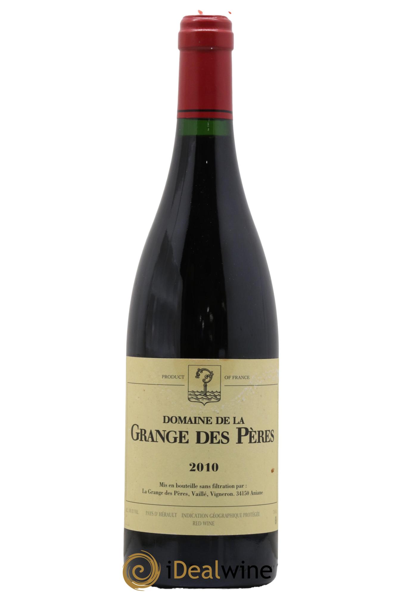 IGP Pays d'Hérault Grange des Pères Laurent Vaillé 2010 - Lot of 1 bottle - 0