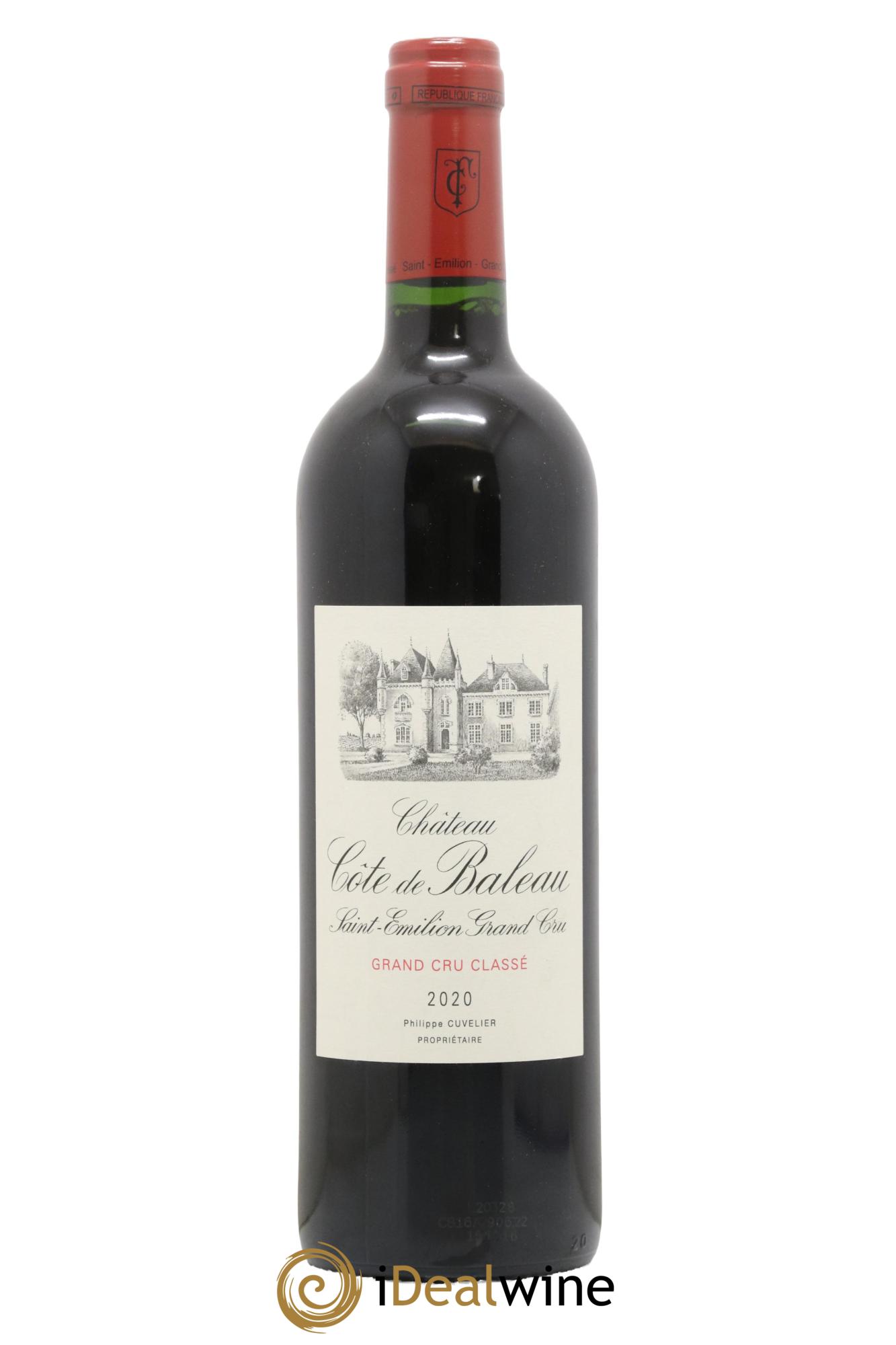 Château Côte de Baleau Grand Cru Classé  2020 - Lot of 1 bottle - 0