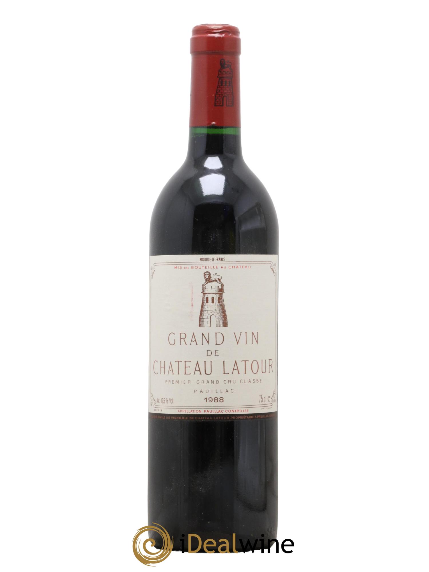 Château Latour 1er Grand Cru Classé 1988 - Lotto di 1 bottiglia - 0