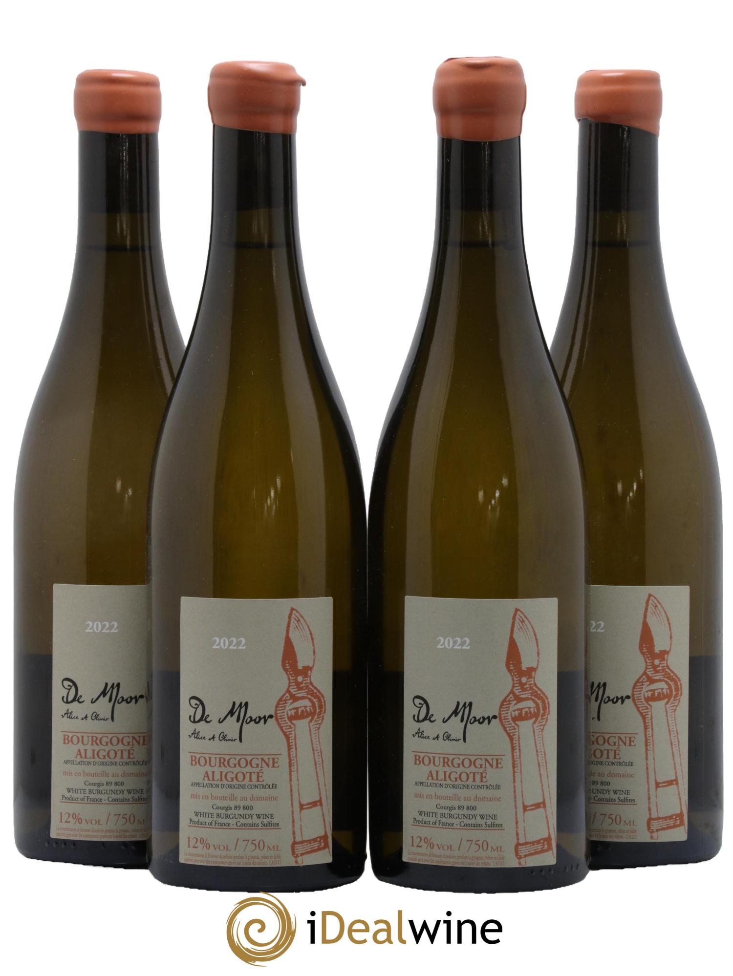 Bourgogne Aligoté Alice et Olivier De Moor 2022 - Lot of 4 bottles - 0