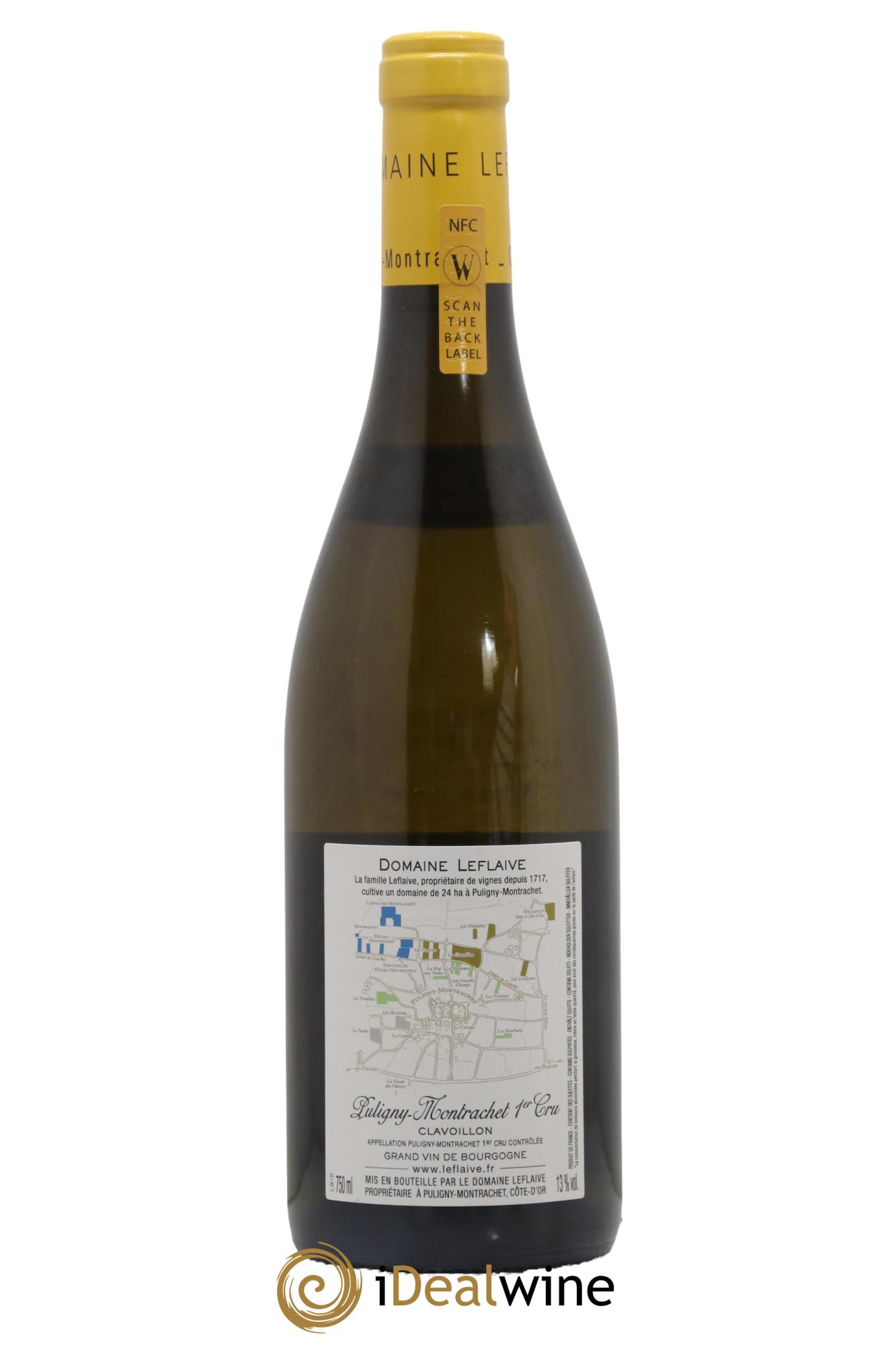 Puligny-Montrachet 1er Cru Clavoillon Leflaive (Domaine) 2021 - Lot de 1 bouteille - 1