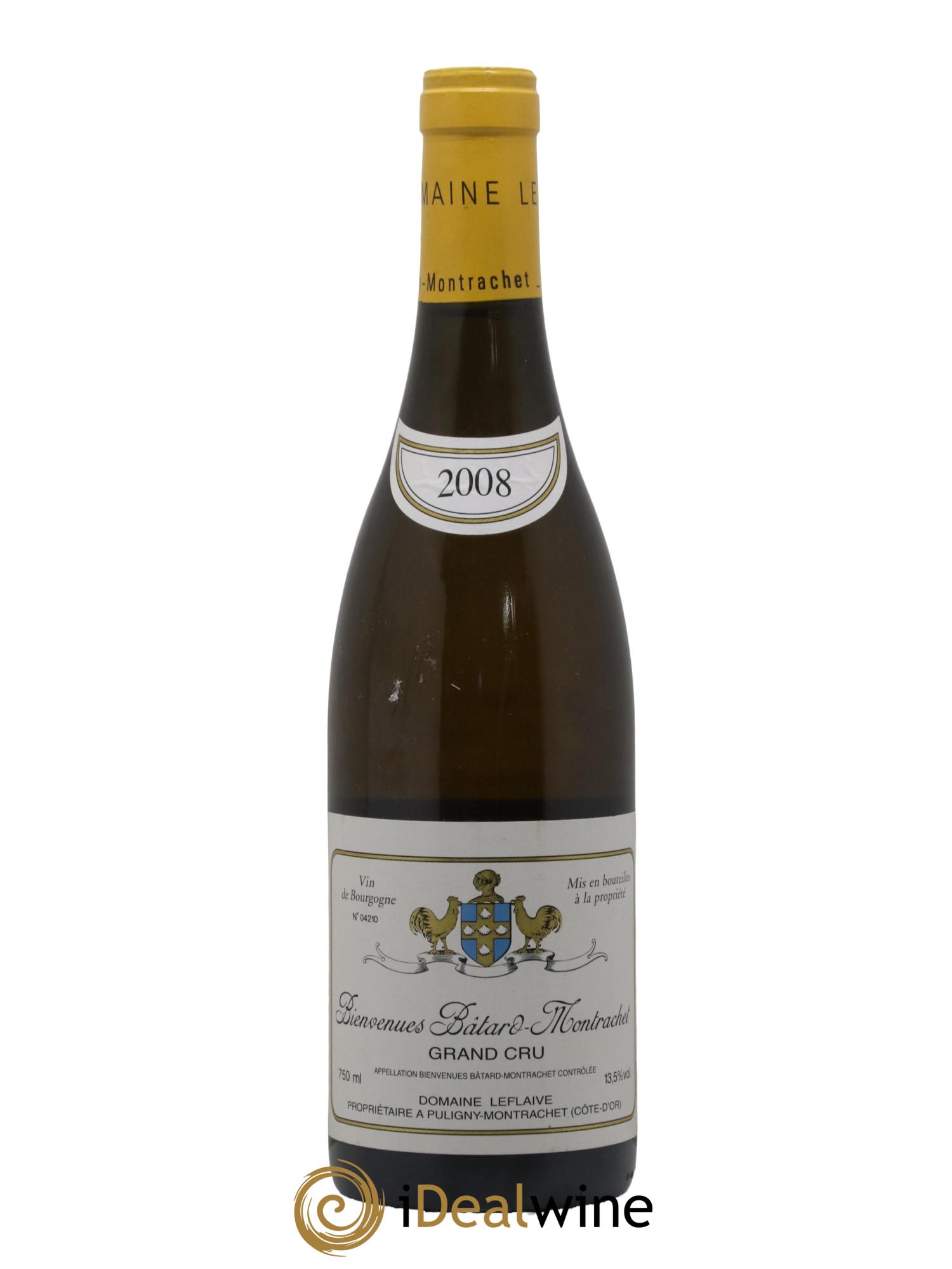 Bienvenues-Bâtard-Montrachet Grand Cru Leflaive (Domaine) 2008 - Lot of 1 bottle - 0