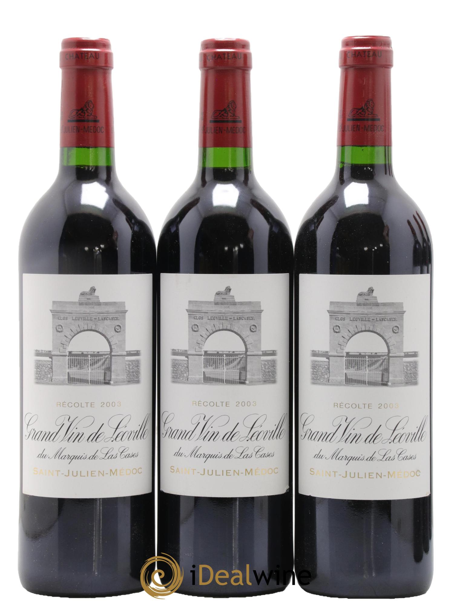 Château Léoville Las Cases 2ème Grand Cru Classé 2003 - Posten von 12 Flaschen - 3