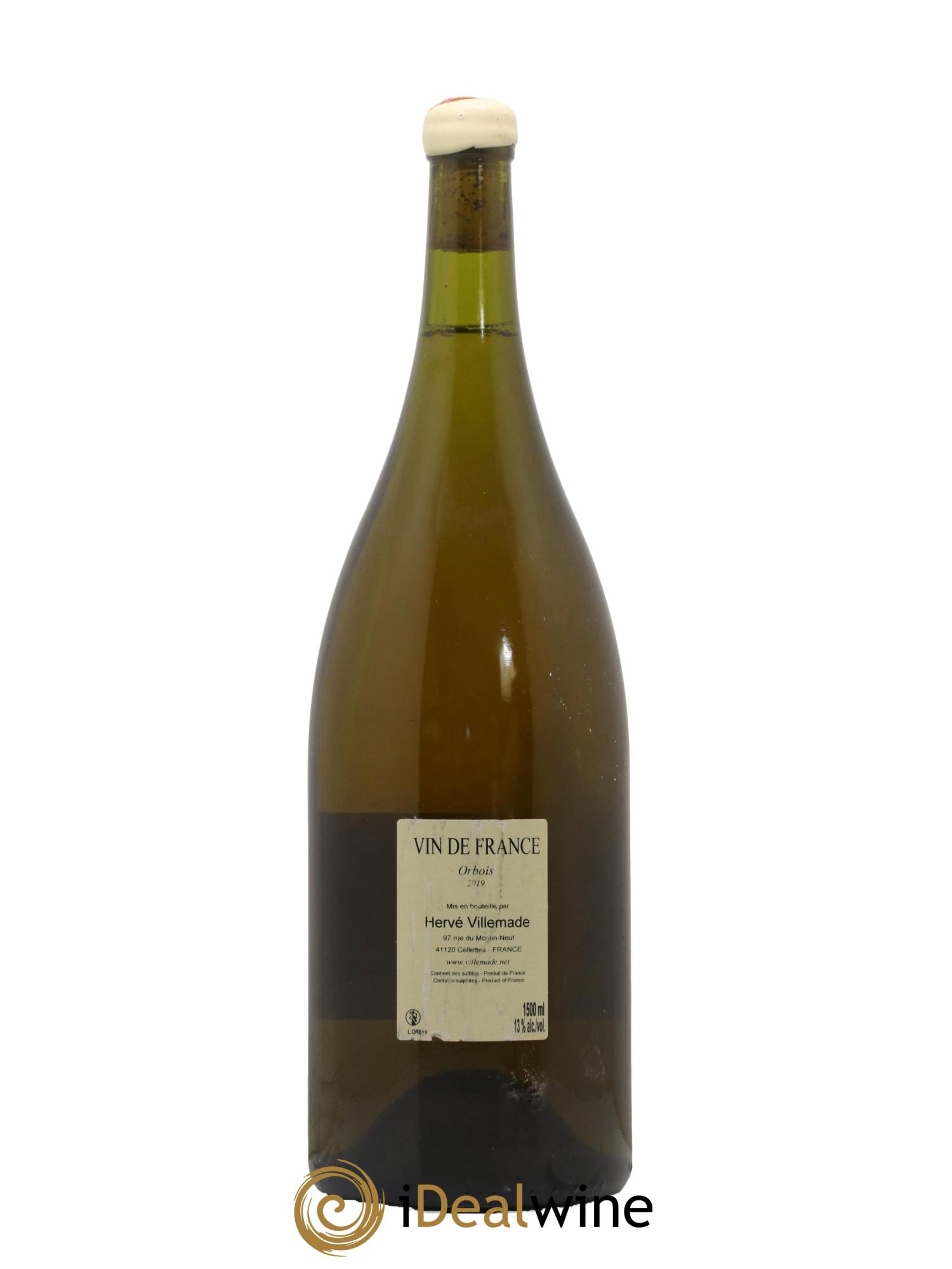 Vin de France Orbois Hervé Villemade 2019 - Lotto di 1 magnum - 1