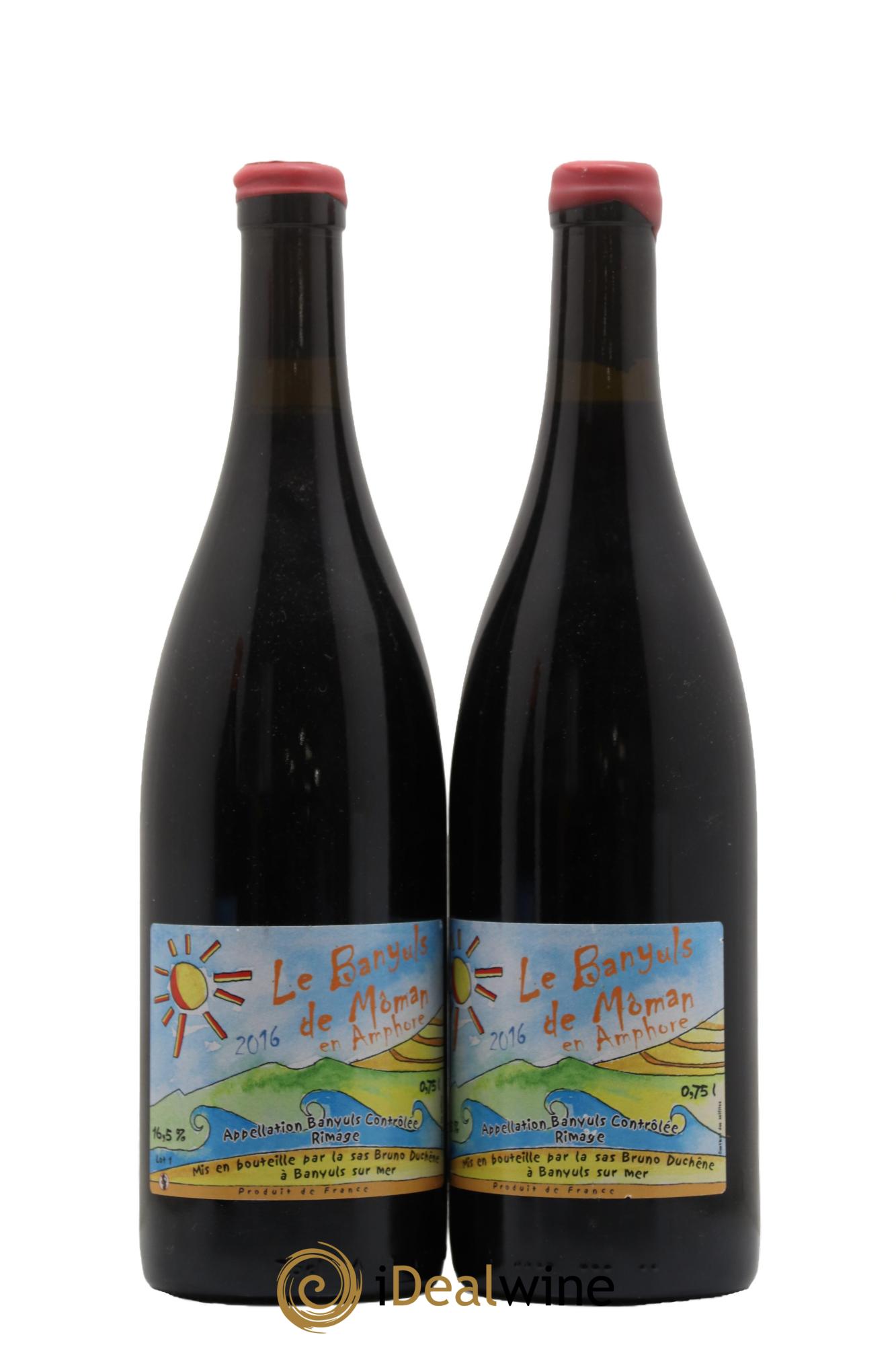 Banyuls Le Banyuls de Moman Bruno Duchêne 2016 - Lot de 2 bouteilles - 0