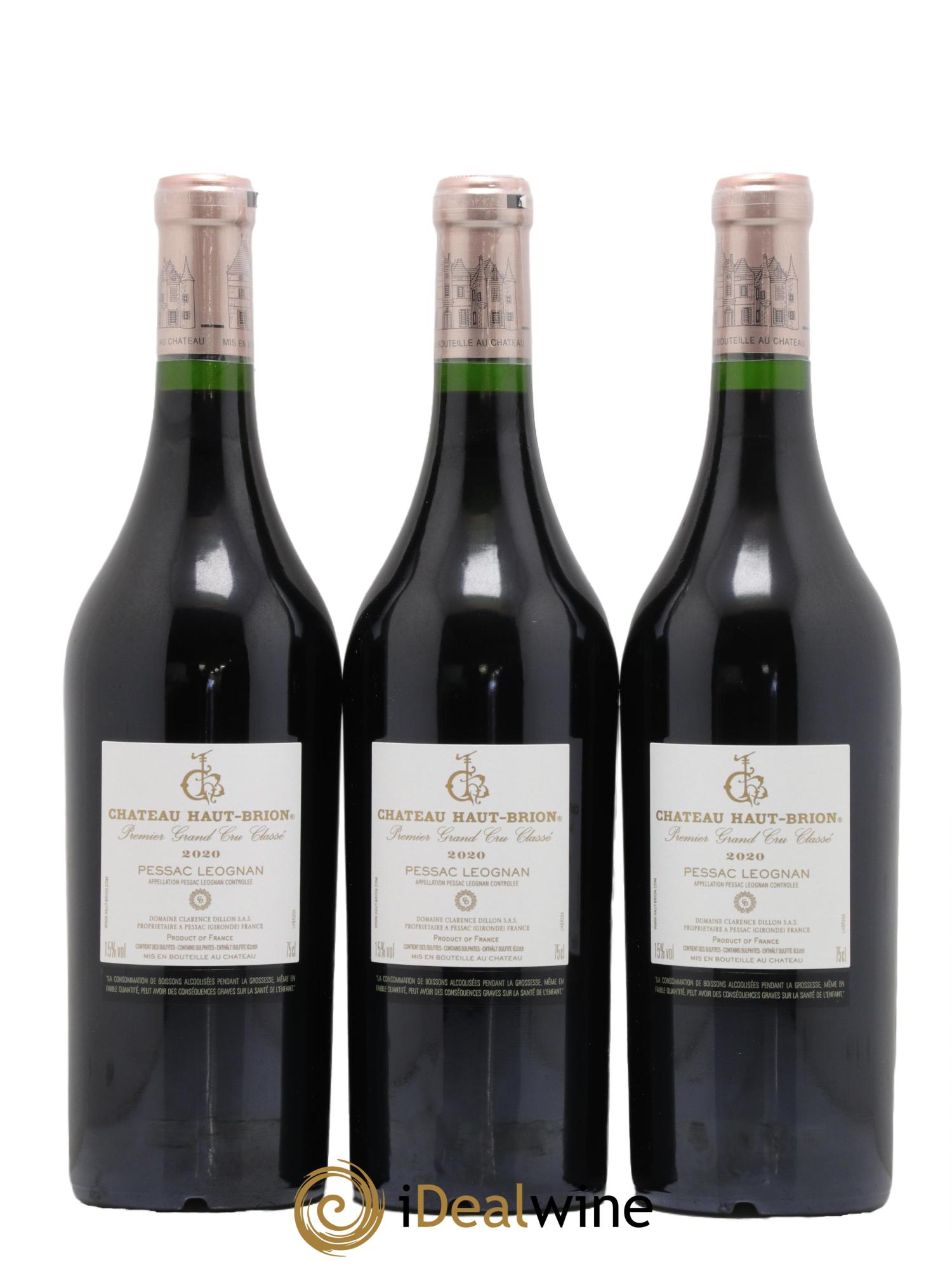 Château Haut Brion 1er Grand Cru Classé 2020 - Lot de 6 bouteilles - 4