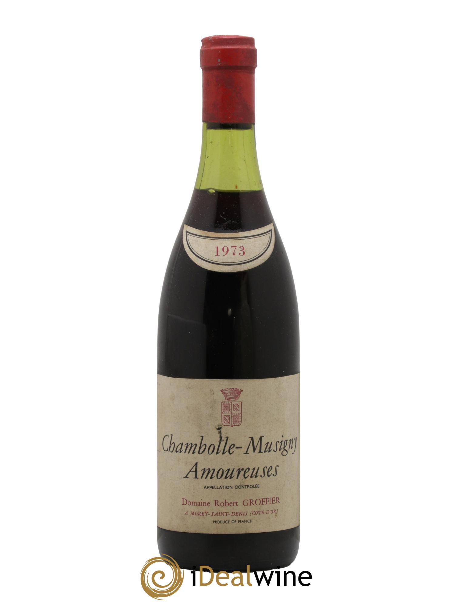 Chambolle-Musigny 1er Cru Les Amoureuses Robert Groffier Père & Fils (Domaine)  1973 - Posten von 1 Flasche - 0