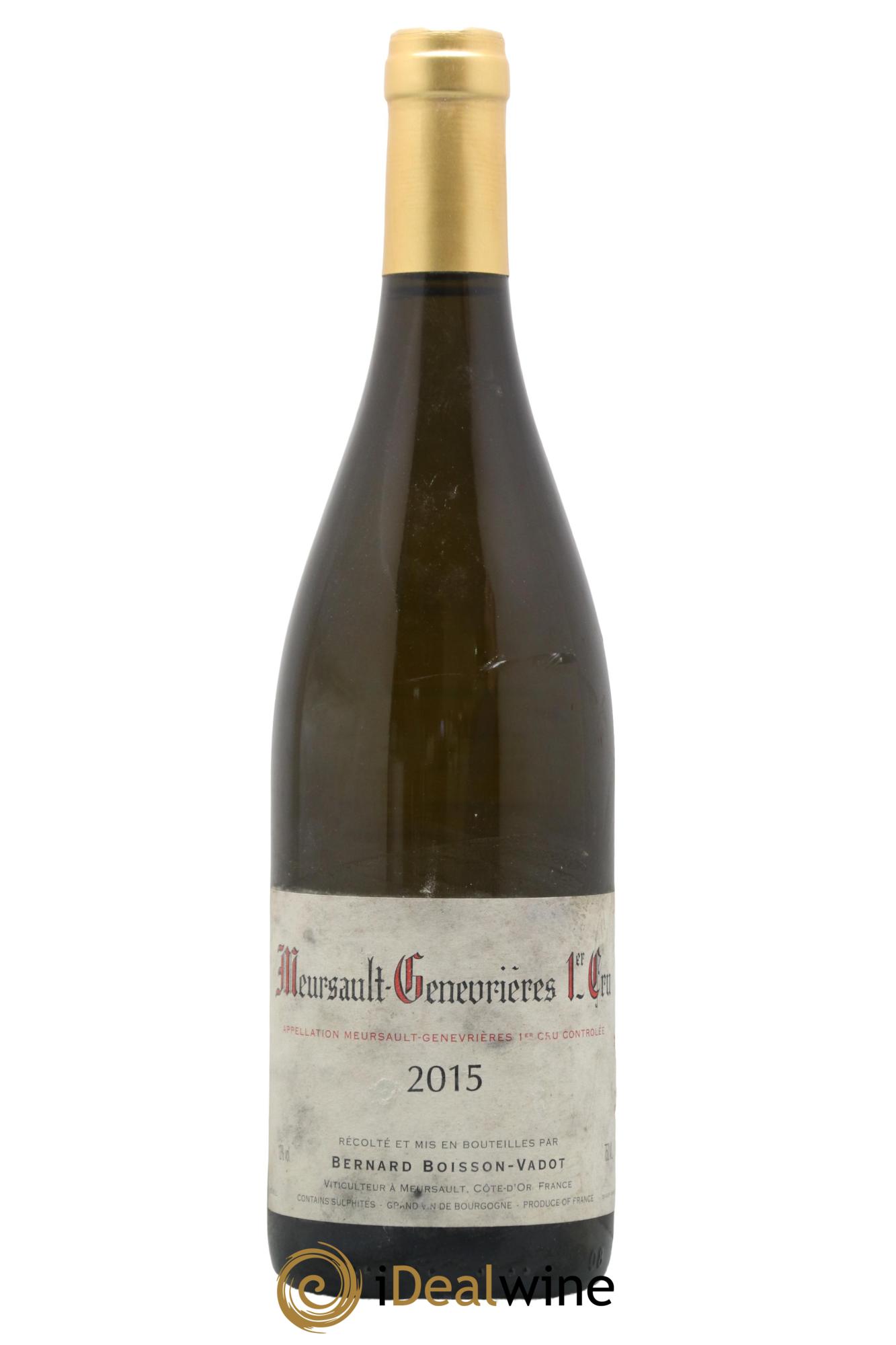 Meursault 1er Cru Genevrières Boisson-Vadot (Domaine) 2015 - Posten von 1 Flasche - 0