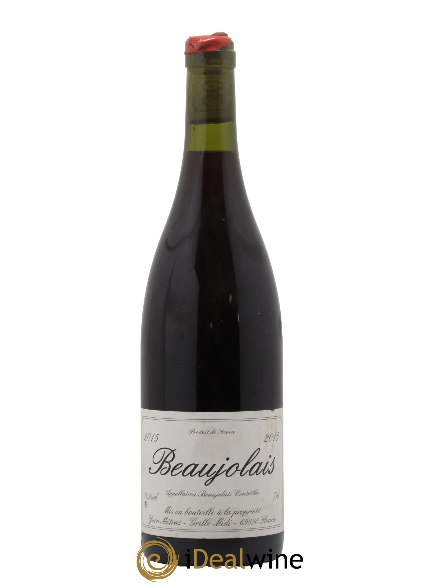 Beaujolais Yvon Métras 2015 - Posten von 1 Flasche - 0