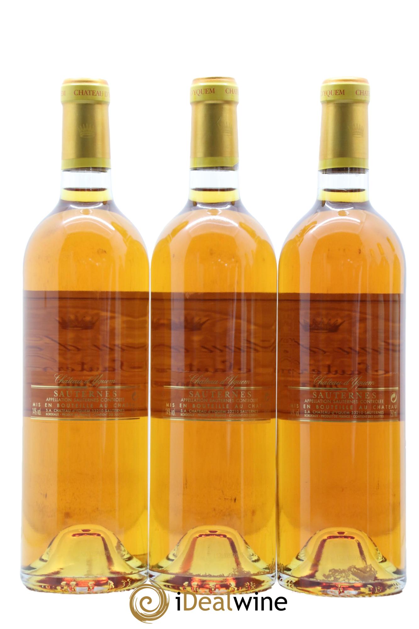 Château d' Yquem 1er Cru Classé Supérieur 2003 - Posten von 6 Flaschen - 3