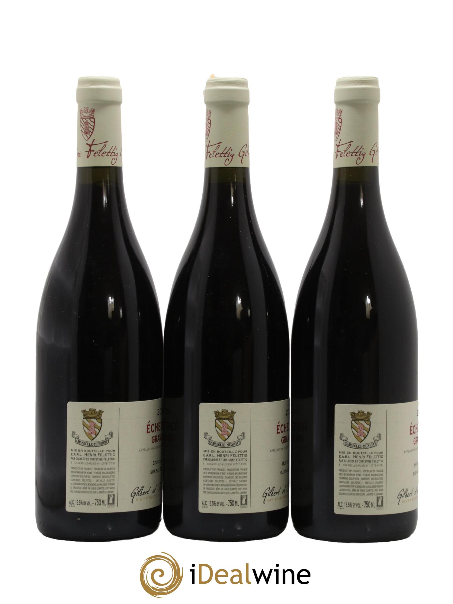 Echézeaux Grand Cru Felettig (Domaine) 2017 - Lot de 3 bouteilles - 1