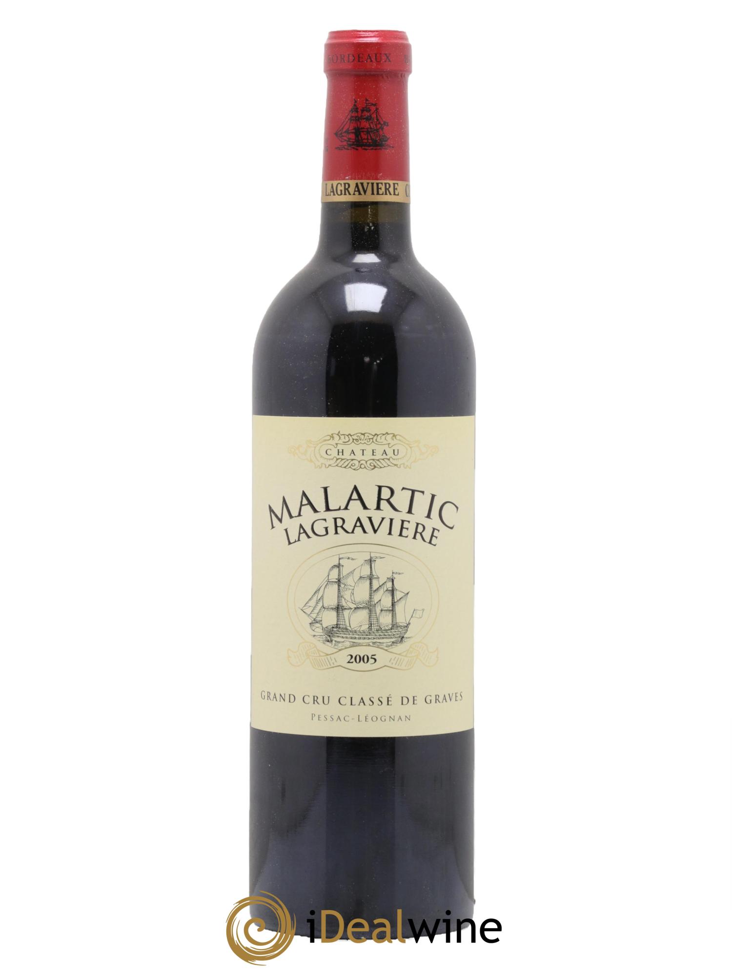 Château Malartic-Lagravière Cru Classé de Graves 2005 - Posten von 1 Flasche - 0