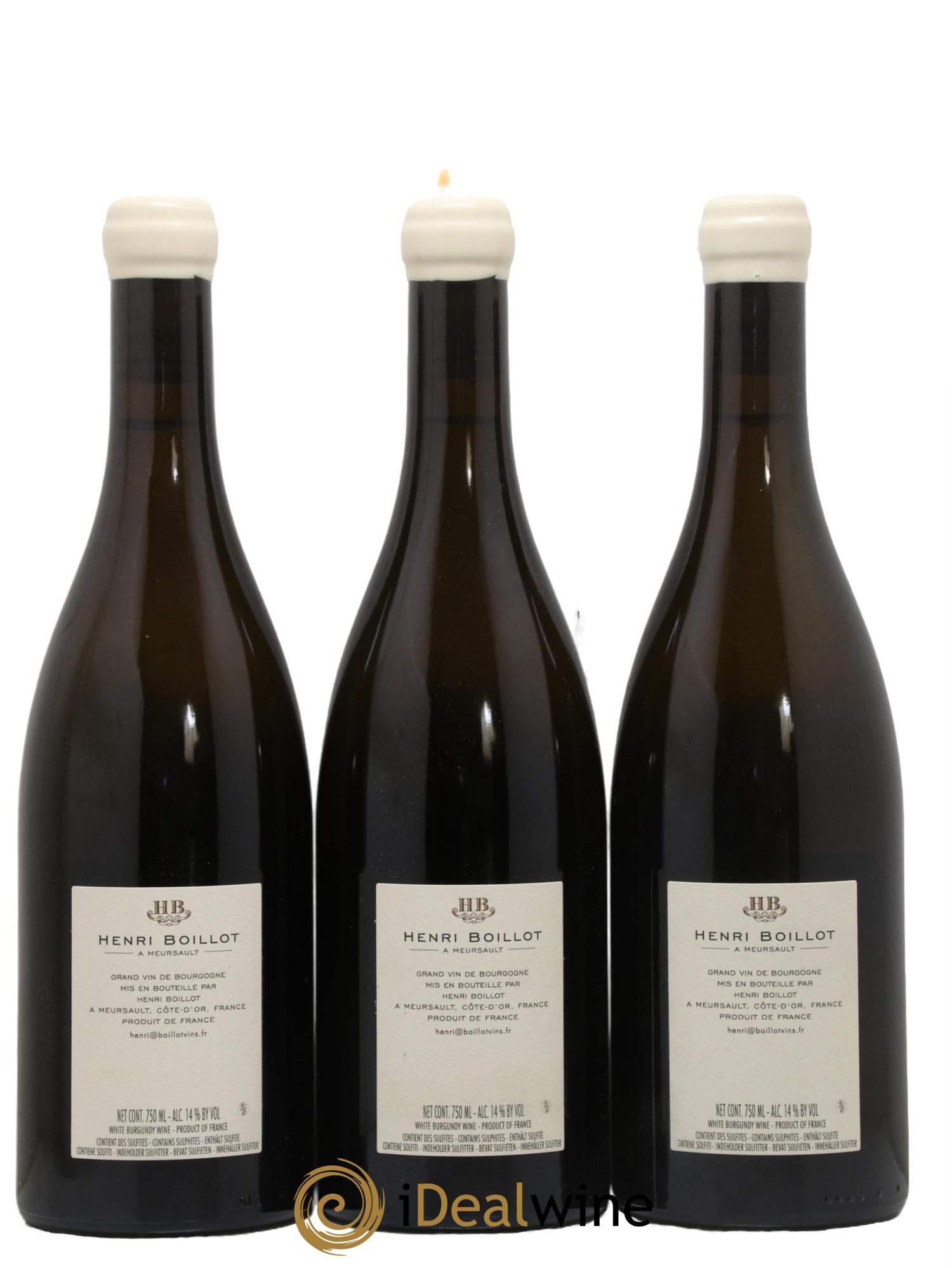 Puligny-Montrachet 1er Cru Clos de la Mouchère Henri Boillot (Domaine)  2022 - Lot de 3 bouteilles - 1