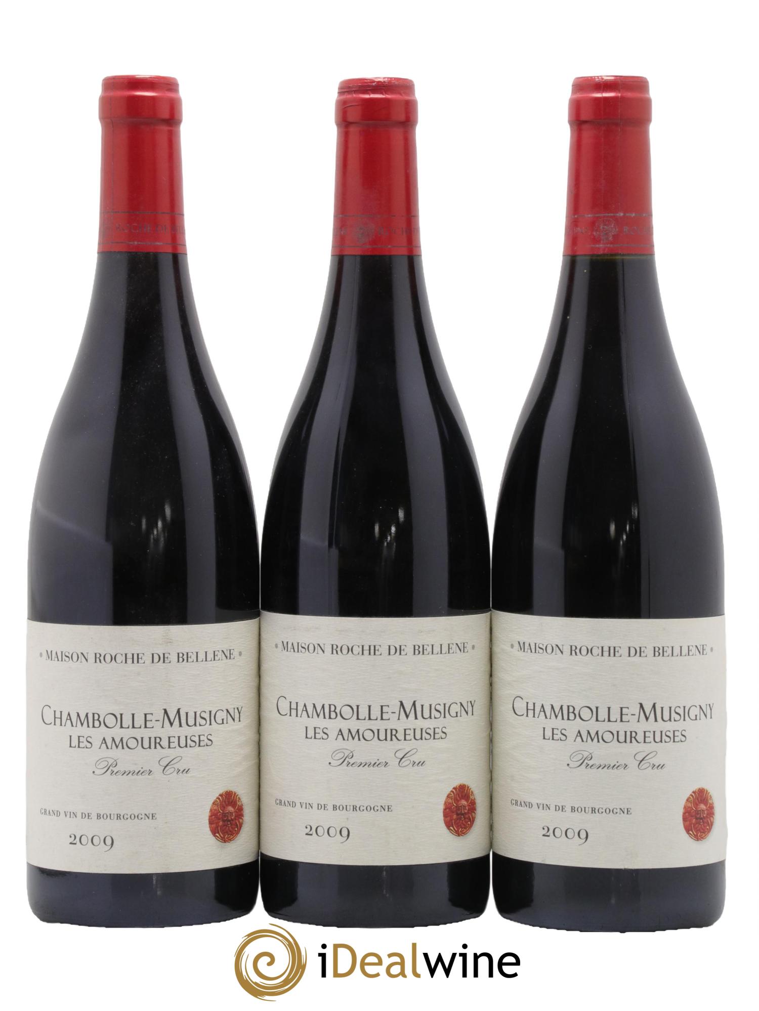 Chambolle-Musigny 1er Cru Les Amoureuses  Maison Roche de Bellene 2009 - Posten von 3 Flaschen - 0