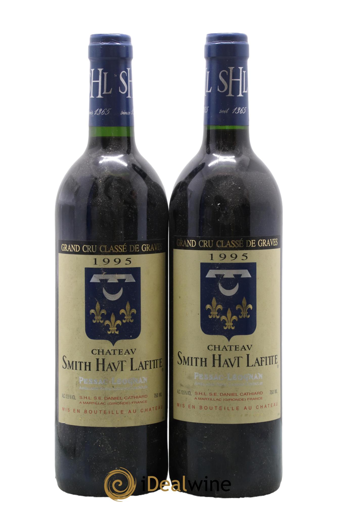 Château Smith Haut Lafitte Cru Classé de Graves 1995 - Posten von 2 Flaschen - 0