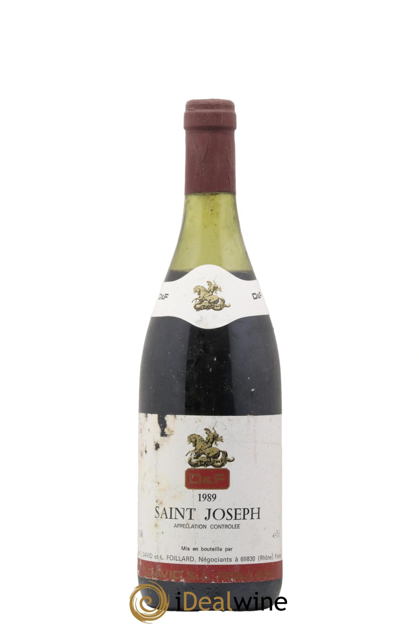 Saint-Joseph David & L. Foillard 1989 - Lotto di 1 bottiglia - 0