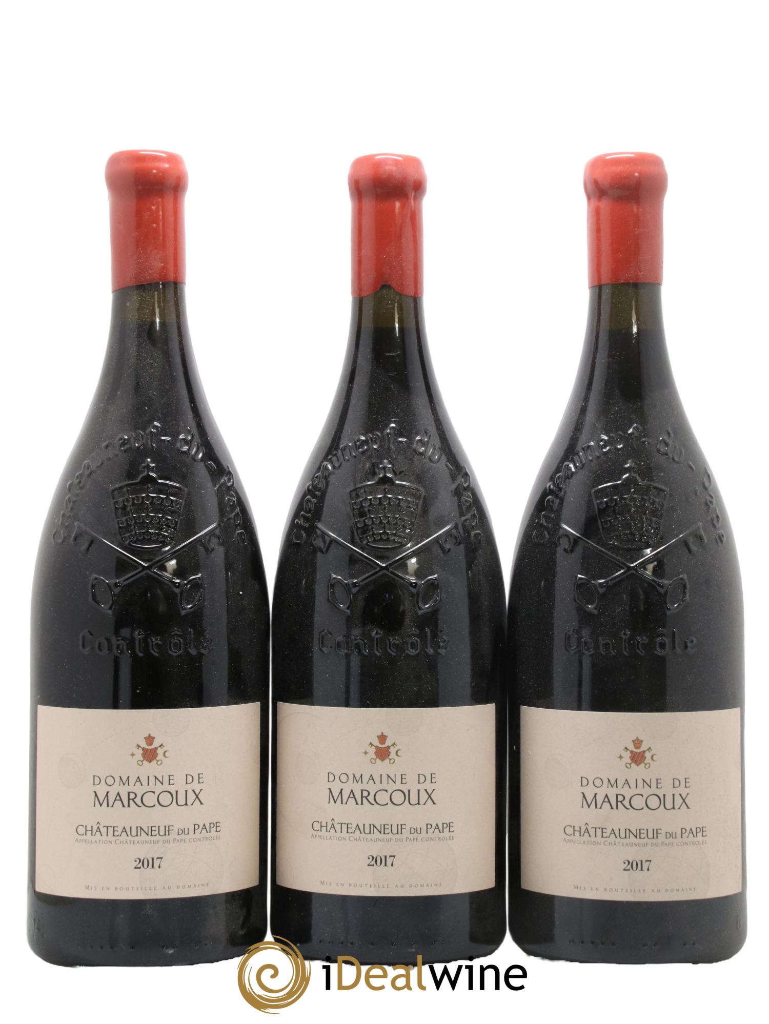 Châteauneuf-du-Pape Marcoux (Domaine de) 2017 - Lot de 3 magnums - 0