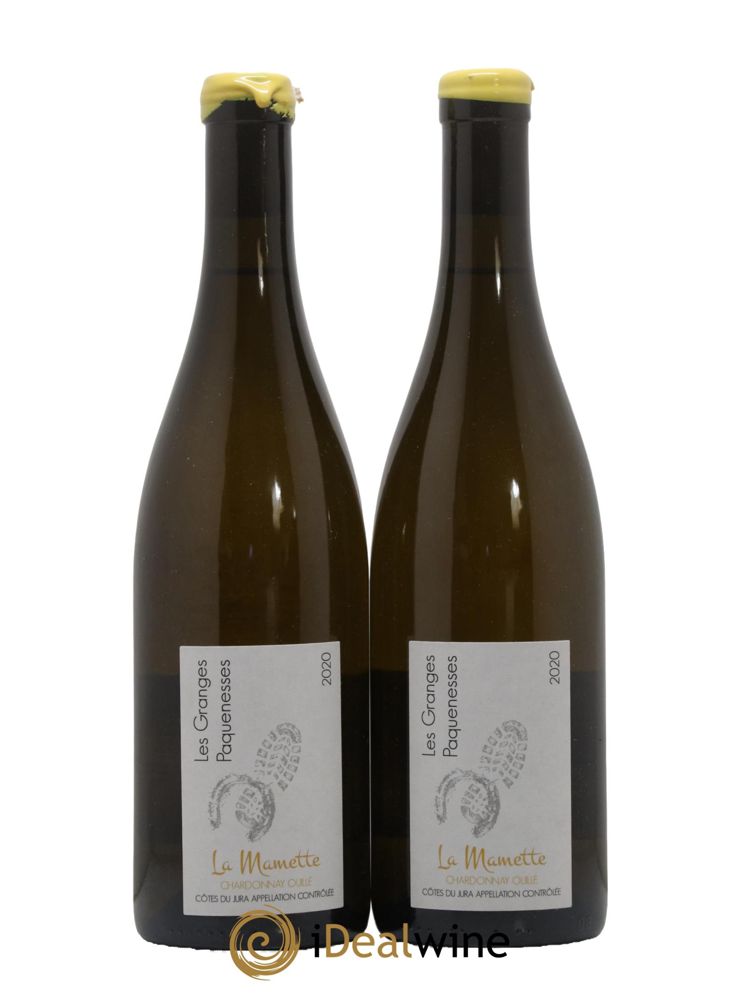 Côtes du Jura Chardonnay La Mamette Les Granges Paquenesses 2020 - Lotto di 2 bottiglie - 0