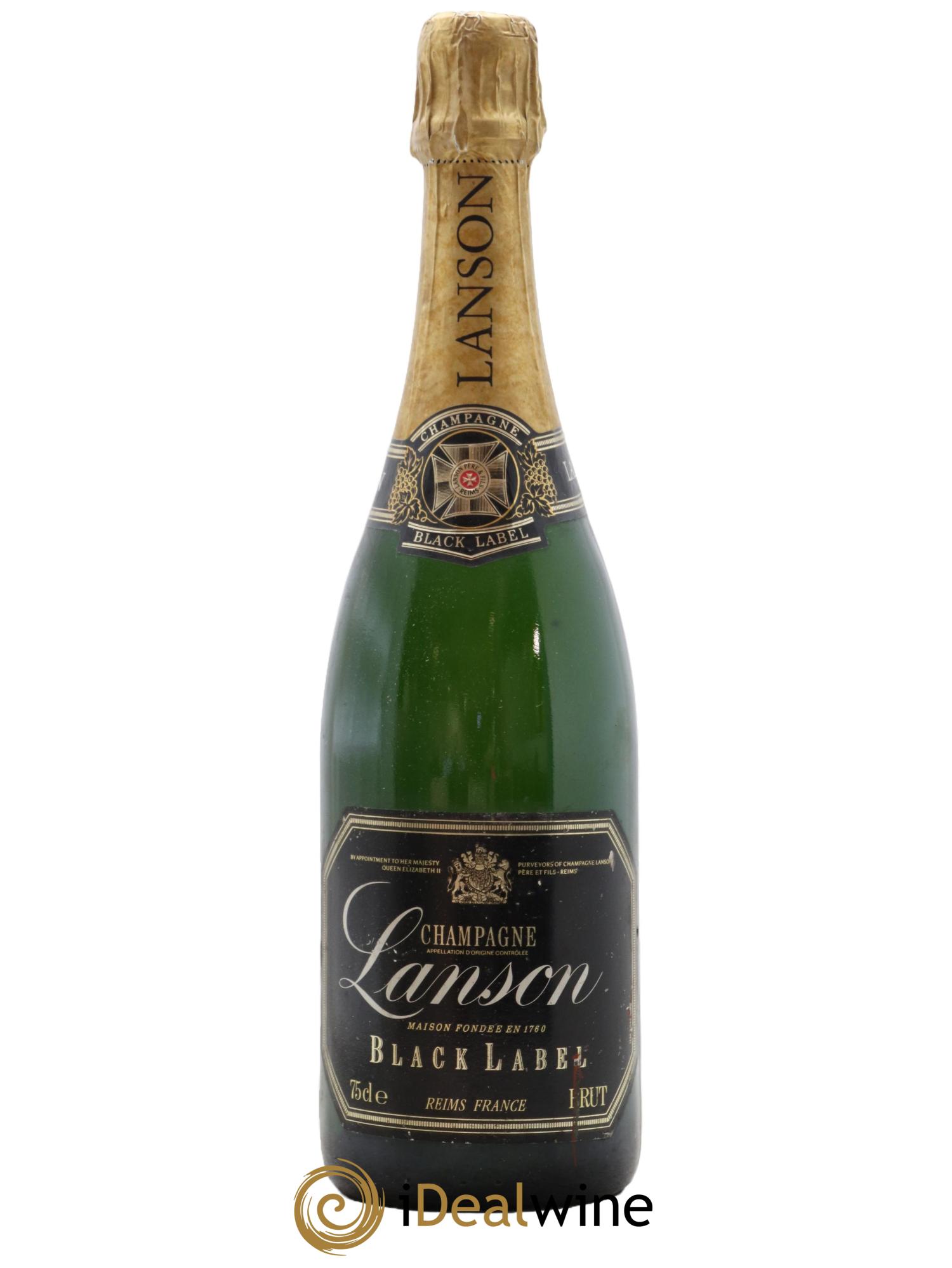 Champagne Brut Black Label Lanson - Lotto di 1 bottiglia - 0