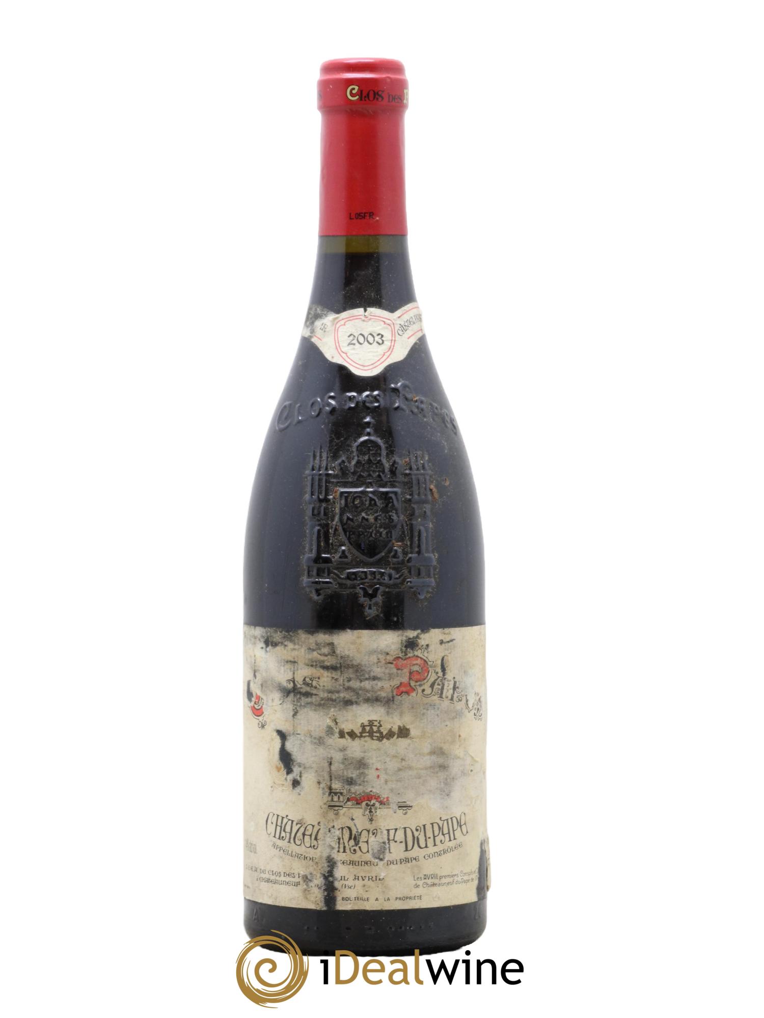 Châteauneuf-du-Pape Clos des Papes - Paul Avril 2003 - Lotto di 1 bottiglia - 0