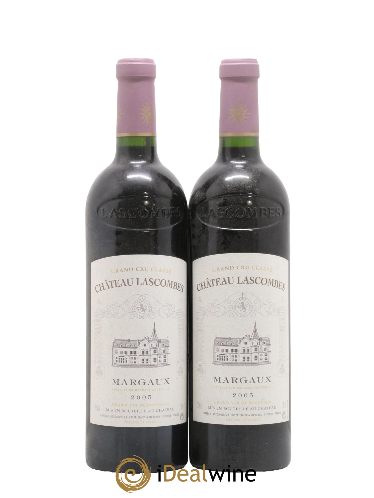 Château Lascombes 2ème Grand Cru Classé 2005 - Lot de 2 bouteilles - 0