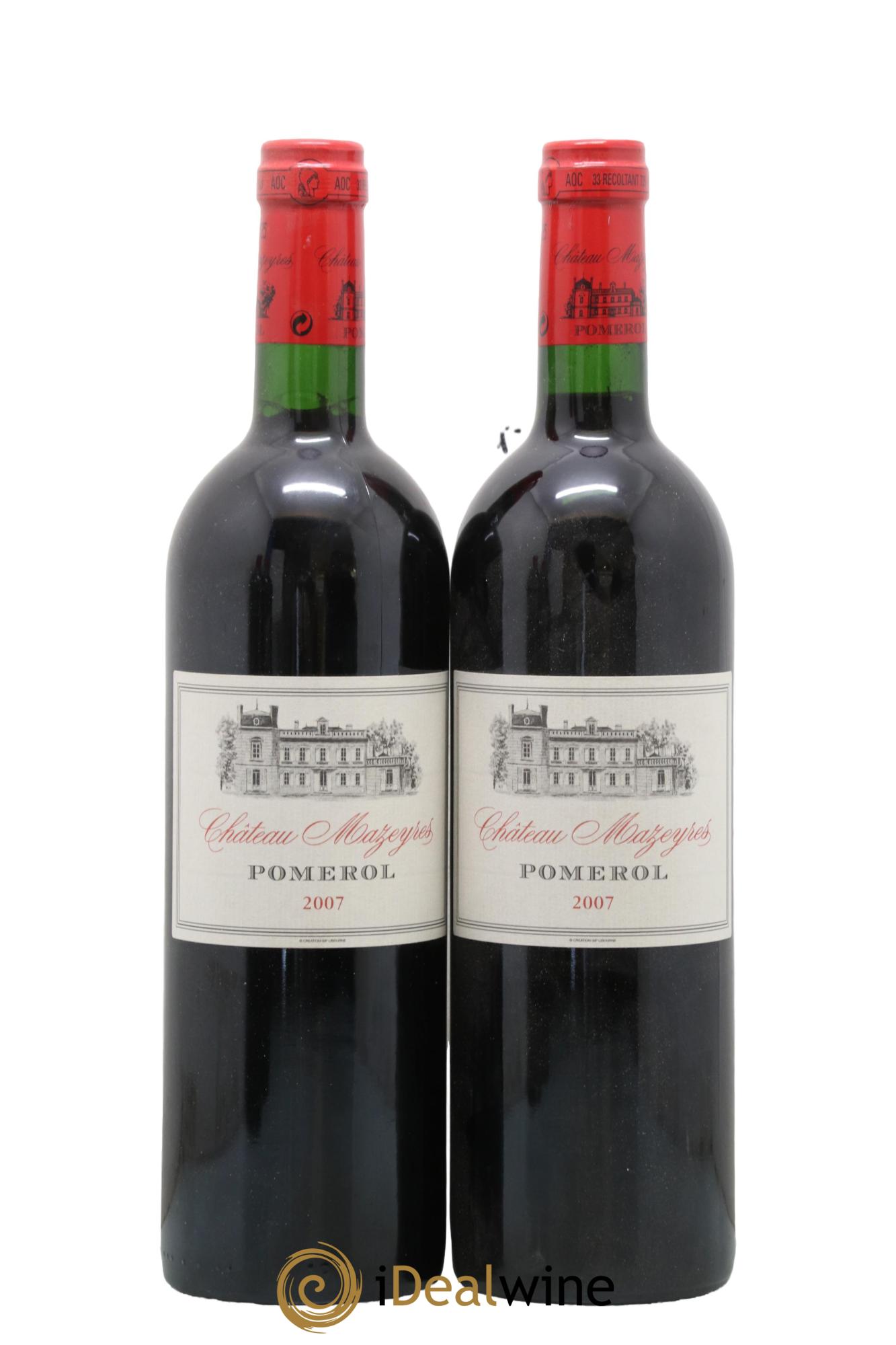 Château Mazeyres  2007 - Lotto di 2 bottiglie - 0