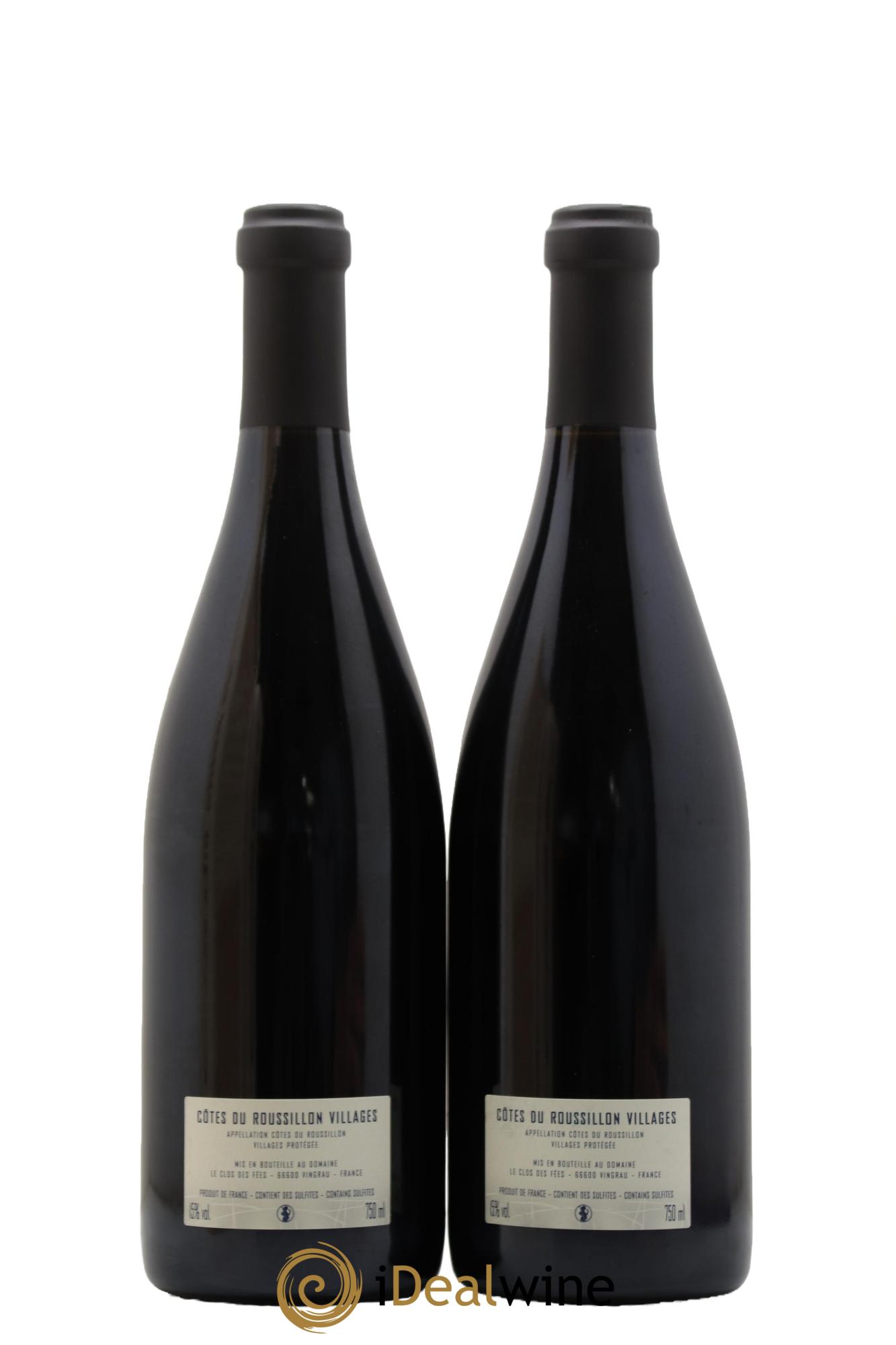 Côtes du Roussillon Villages Clos des Fées La Petite Sibérie Hervé Bizeul 2021 - Lot of 2 bottles - 2