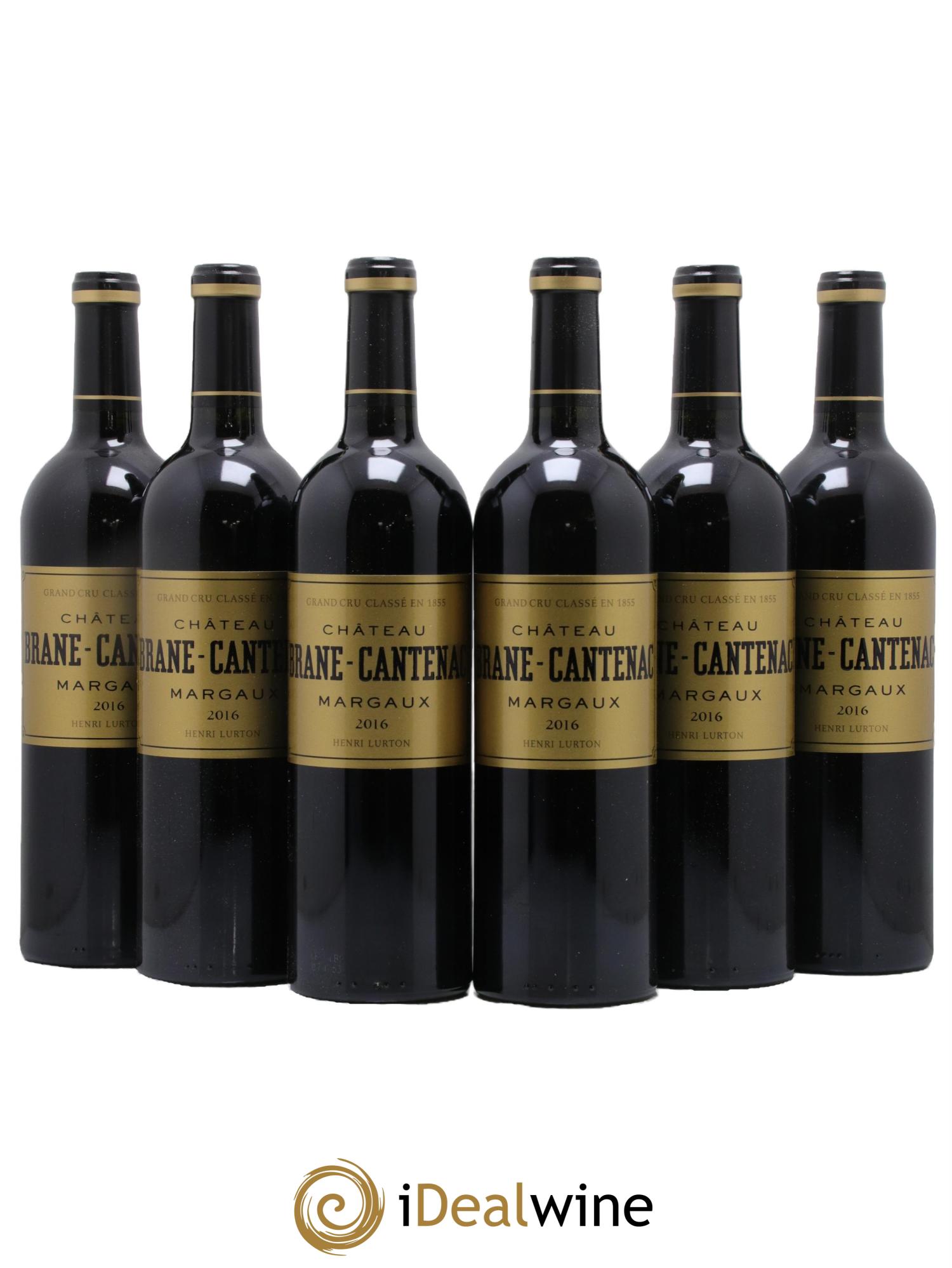 Château Brane Cantenac 2ème Grand Cru Classé 2016 - Lotto di 6 bottiglie - 0