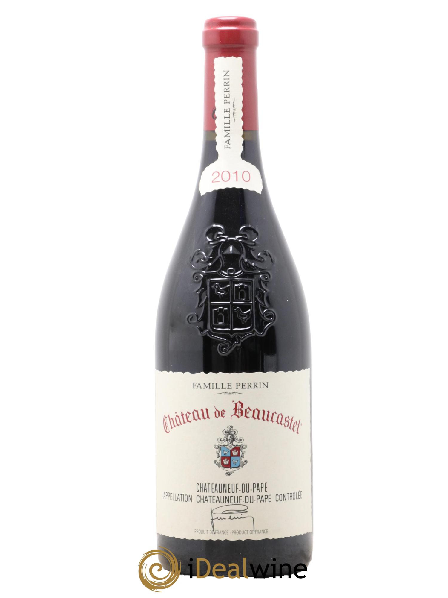 Châteauneuf-du-Pape Château de Beaucastel Famille Perrin 2010 - Lot de 1 bouteille - 0