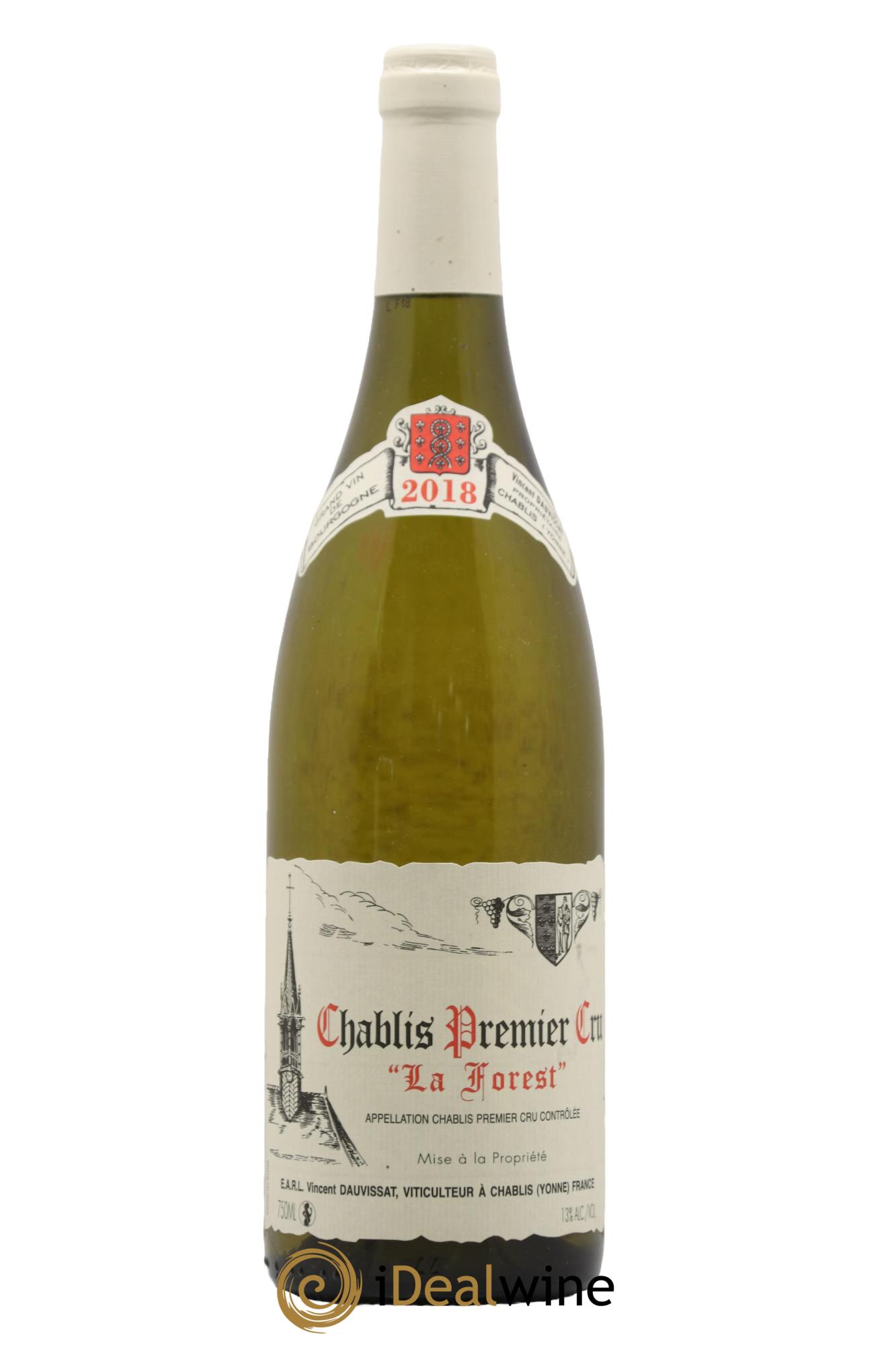 Chablis 1er Cru La Forest Vincent Dauvissat (Domaine) 2018 - Posten von 1 Flasche - 0