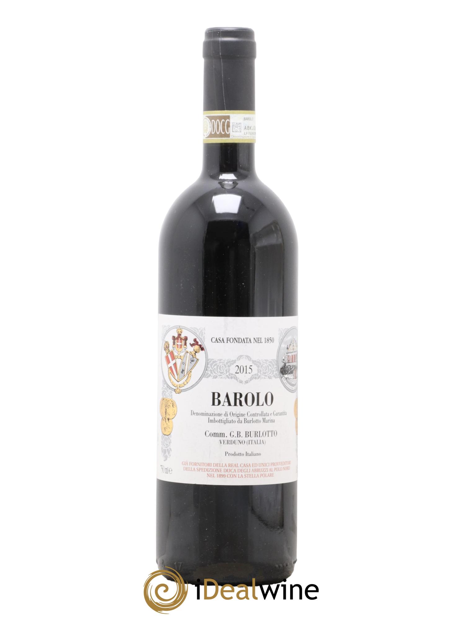 Barolo DOCG Comm. Giovan Battista Burlotto 2015 - Lot of 1 bottle - 0