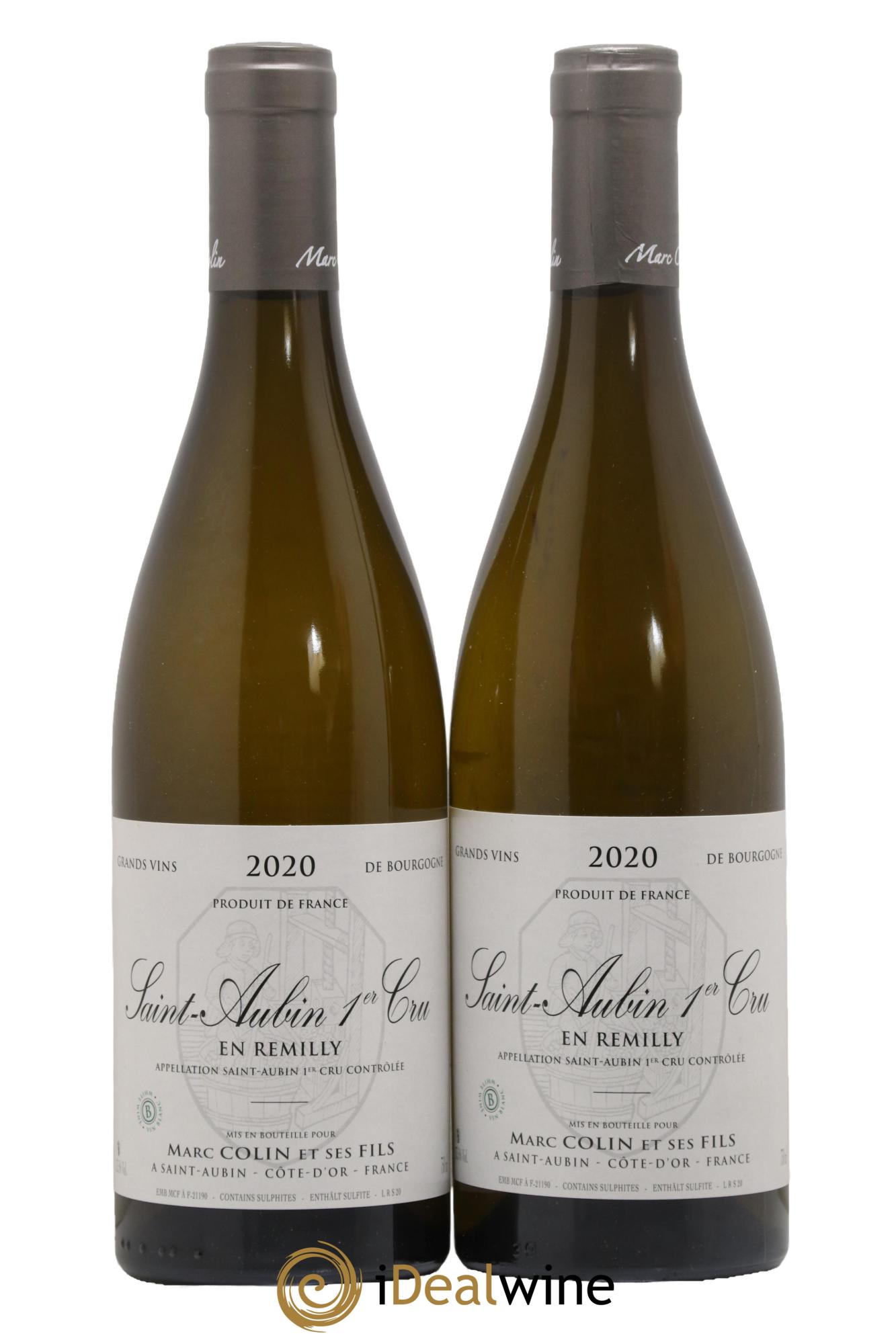 Saint-Aubin 1er Cru En Rémilly Marc Colin & Fils 2020 - Lot of 2 bottles - 0