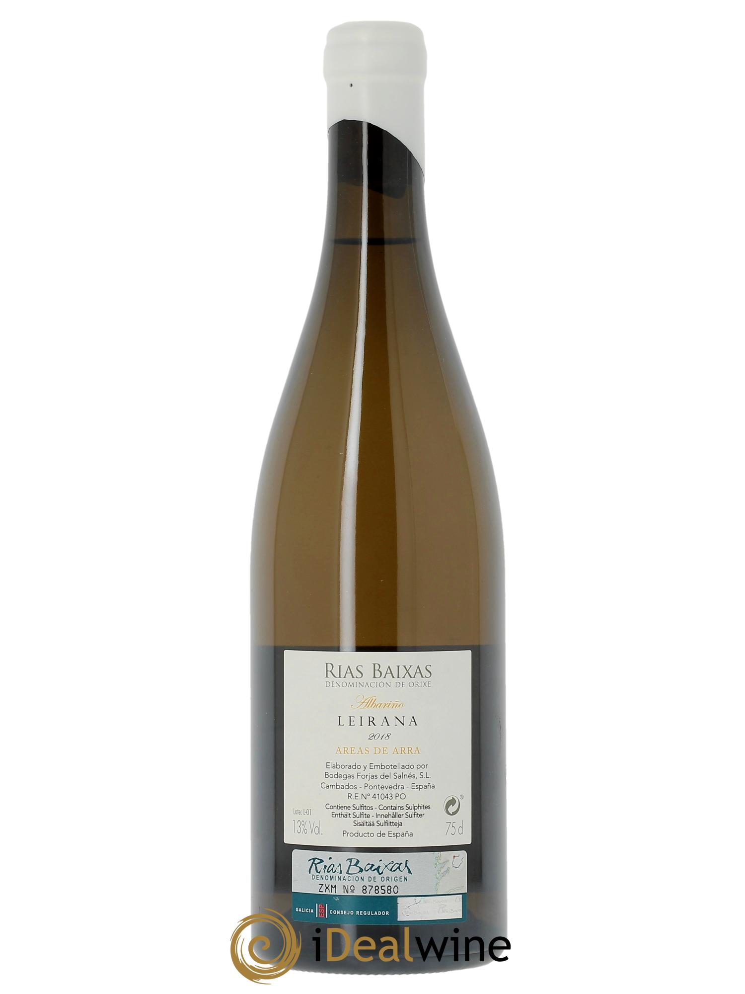 Rias Baixas DO Forjas del Salnés Leirana Areas de Arra  2018 - Lot de 1 bouteille - 1