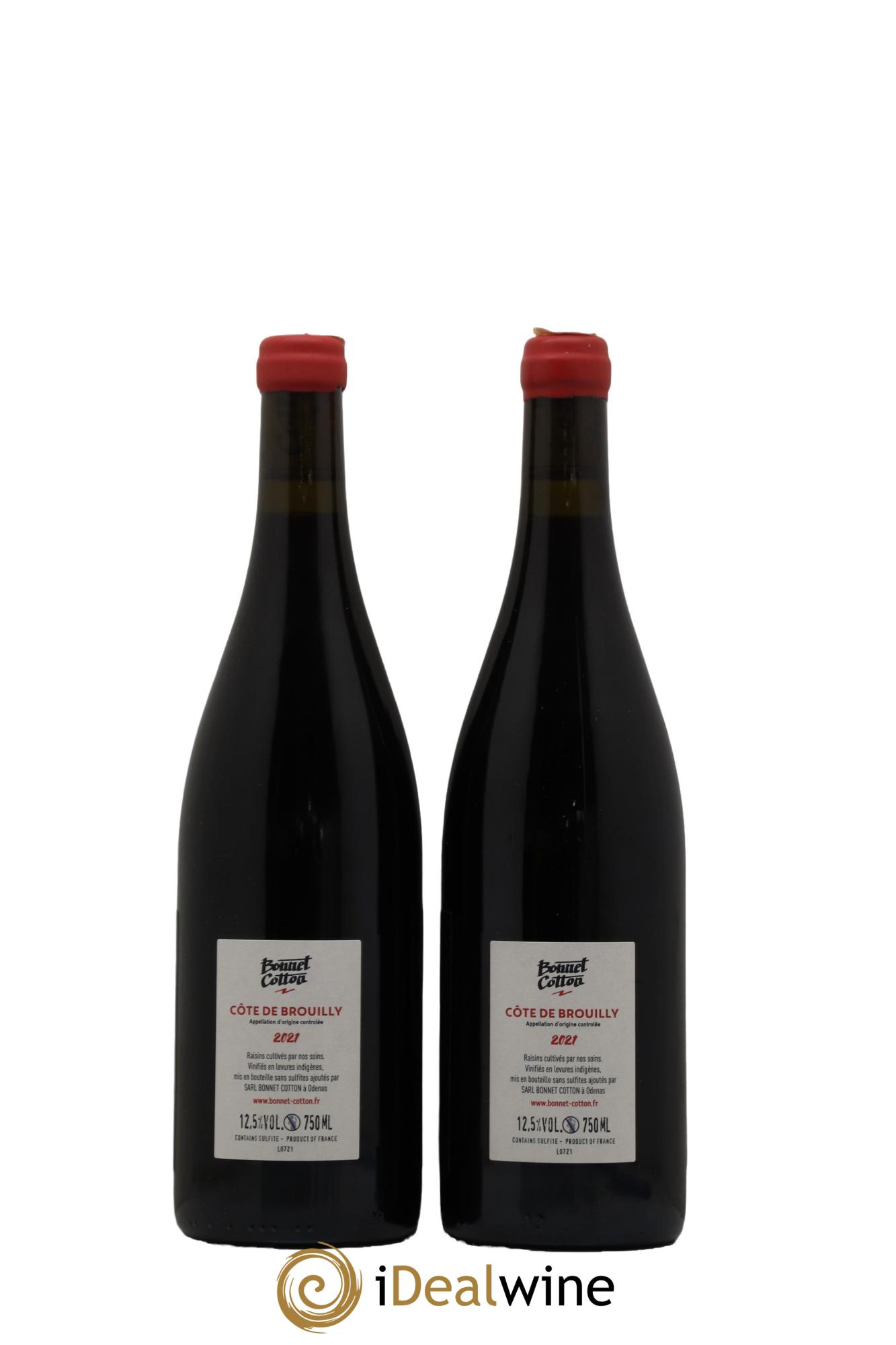 Côte de Brouilly Bonnet-Cotton (Domaine)  2021 - Lot de 2 bouteilles - 1