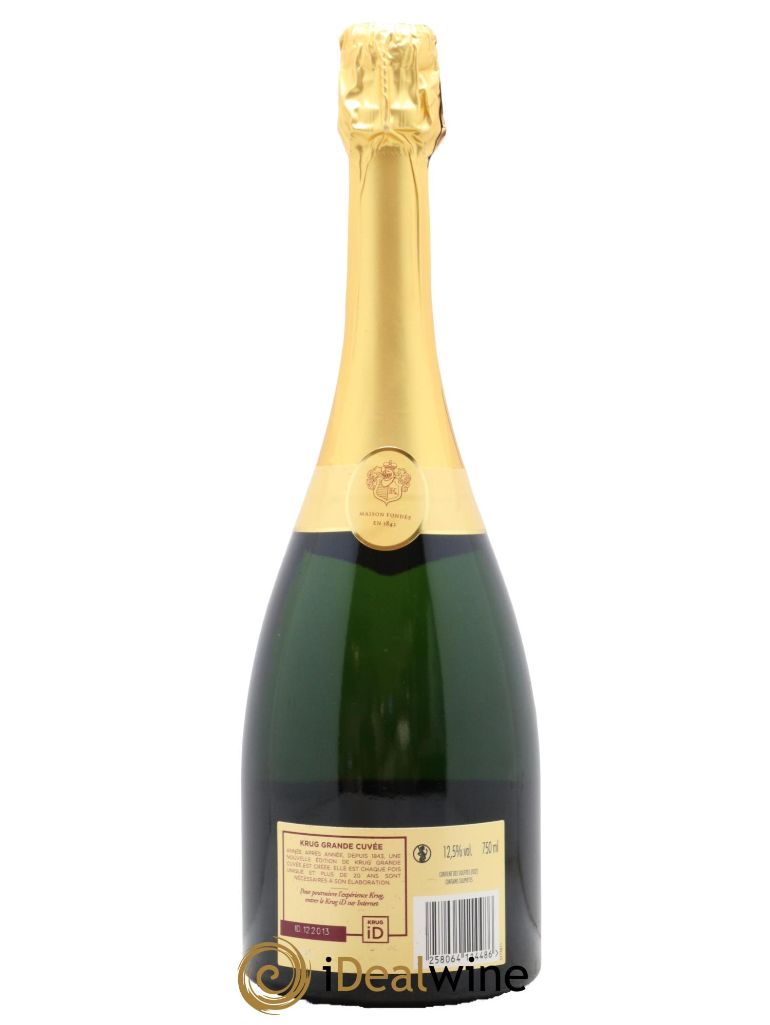 Grande Cuvée Brut - 171ème édition Krug  - Lot of 1 bottle - 2