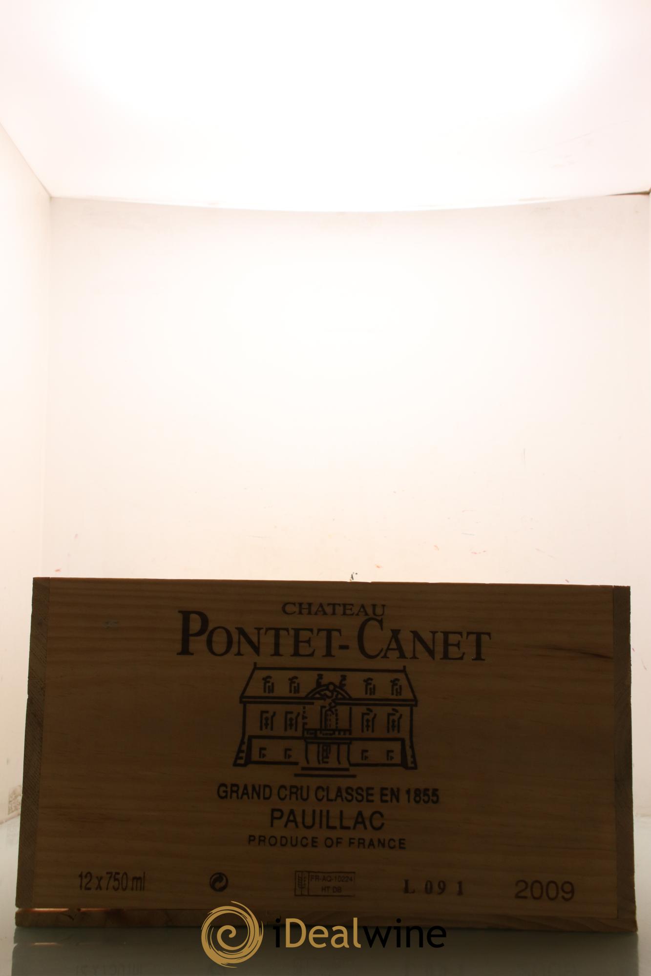 Château Pontet Canet 5ème Grand Cru Classé 2009 - Lotto di 12 bottiglie - 10