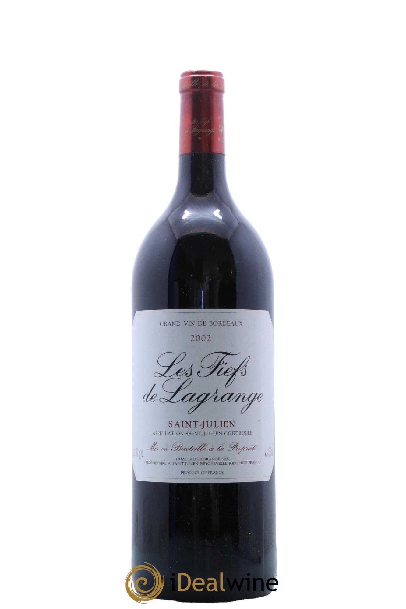 Les Fiefs de Lagrange Second Vin  2002 - Lot of 1 magnum - 0