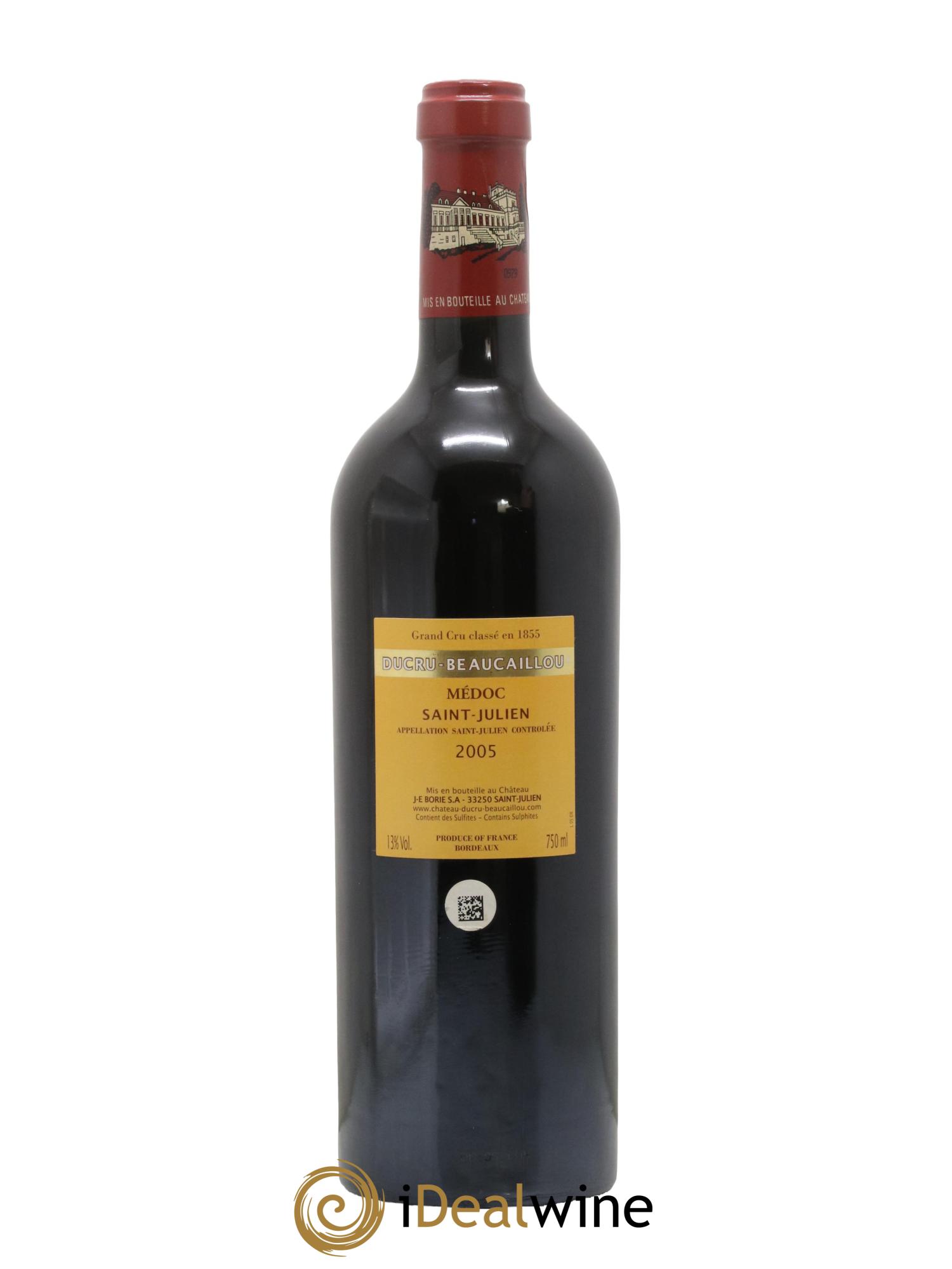 Château Ducru Beaucaillou 2ème Grand Cru Classé 2005 - Posten von 1 Flasche - 1