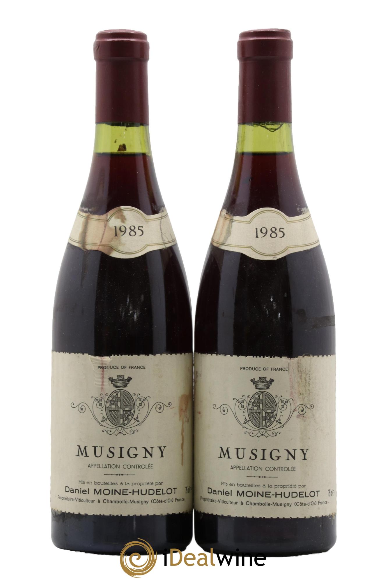 Musigny Grand Cru Moine-Hudelot (Domaine) 1985 - Lot of 2 bottles - 0