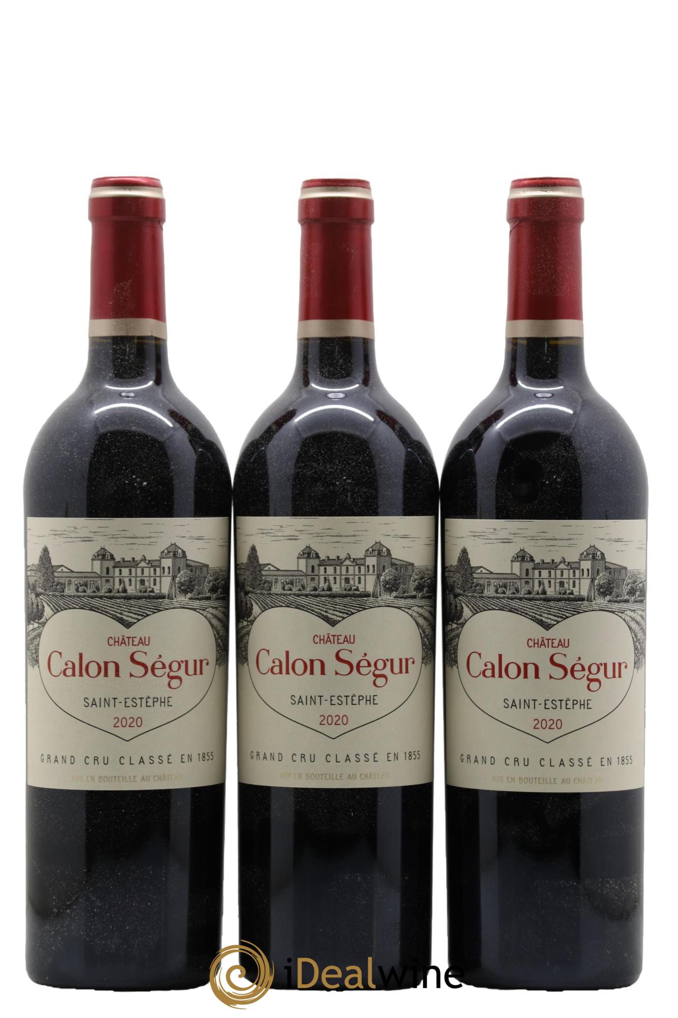 Château Calon Ségur 3ème Grand Cru Classé 2020 - Lot de 12 bouteilles - 1