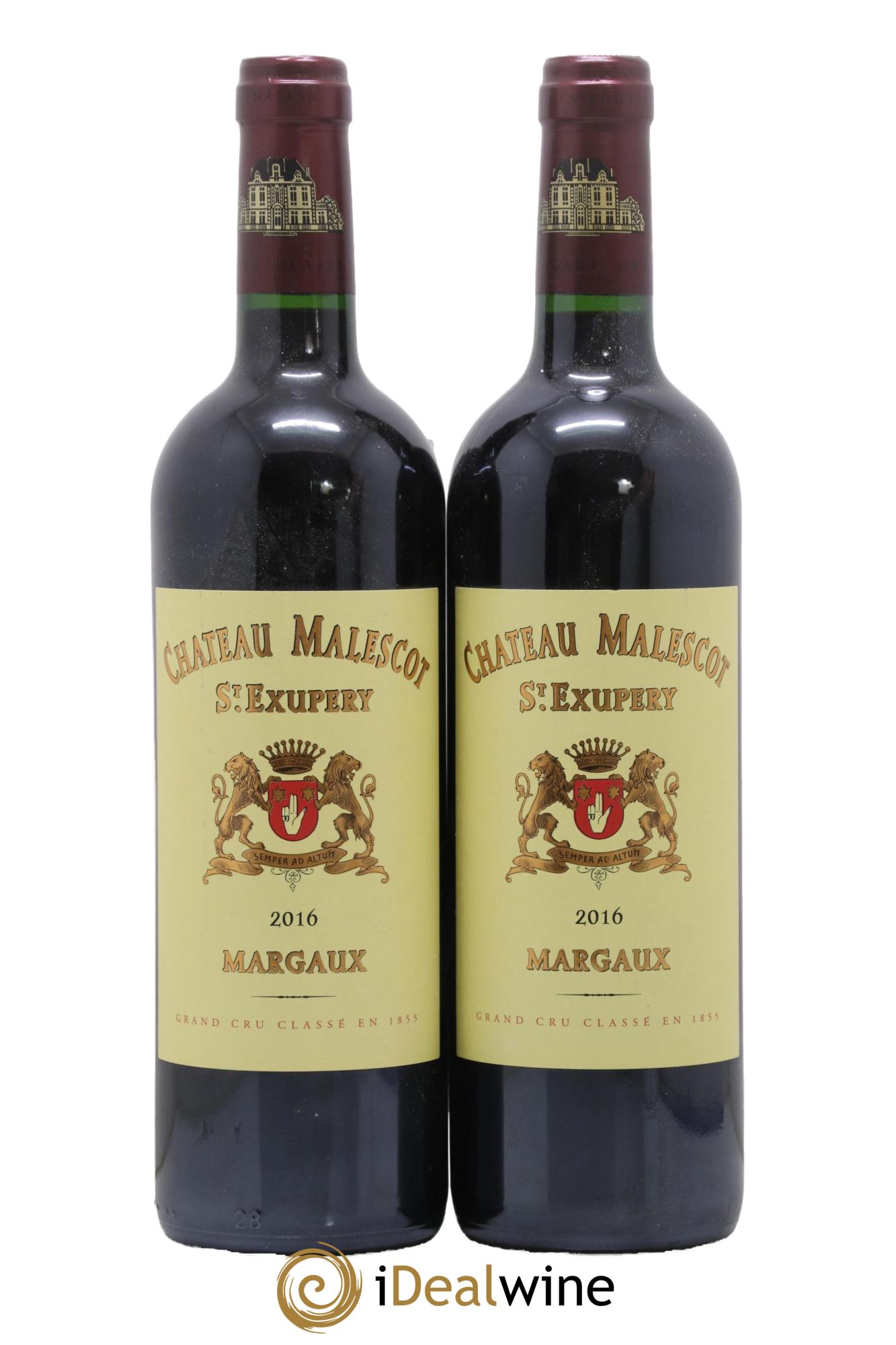 Château Malescot Saint-Exupéry 3ème Grand Cru Classé  2016 - Lot de 2 bouteilles - 0