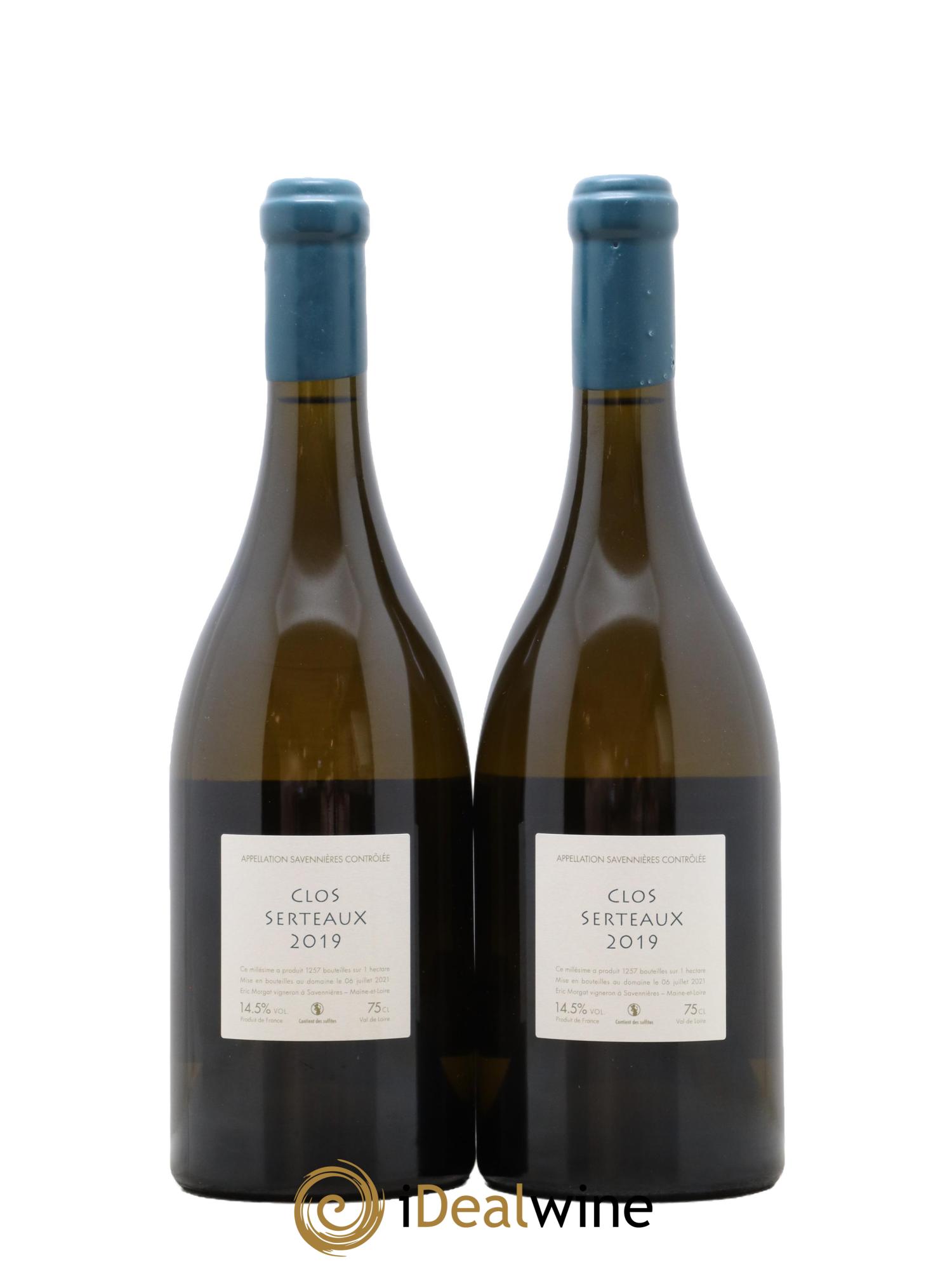 Savennières Clos Serteaux Eric Morgat 2019 - Lot de 2 bouteilles - 1