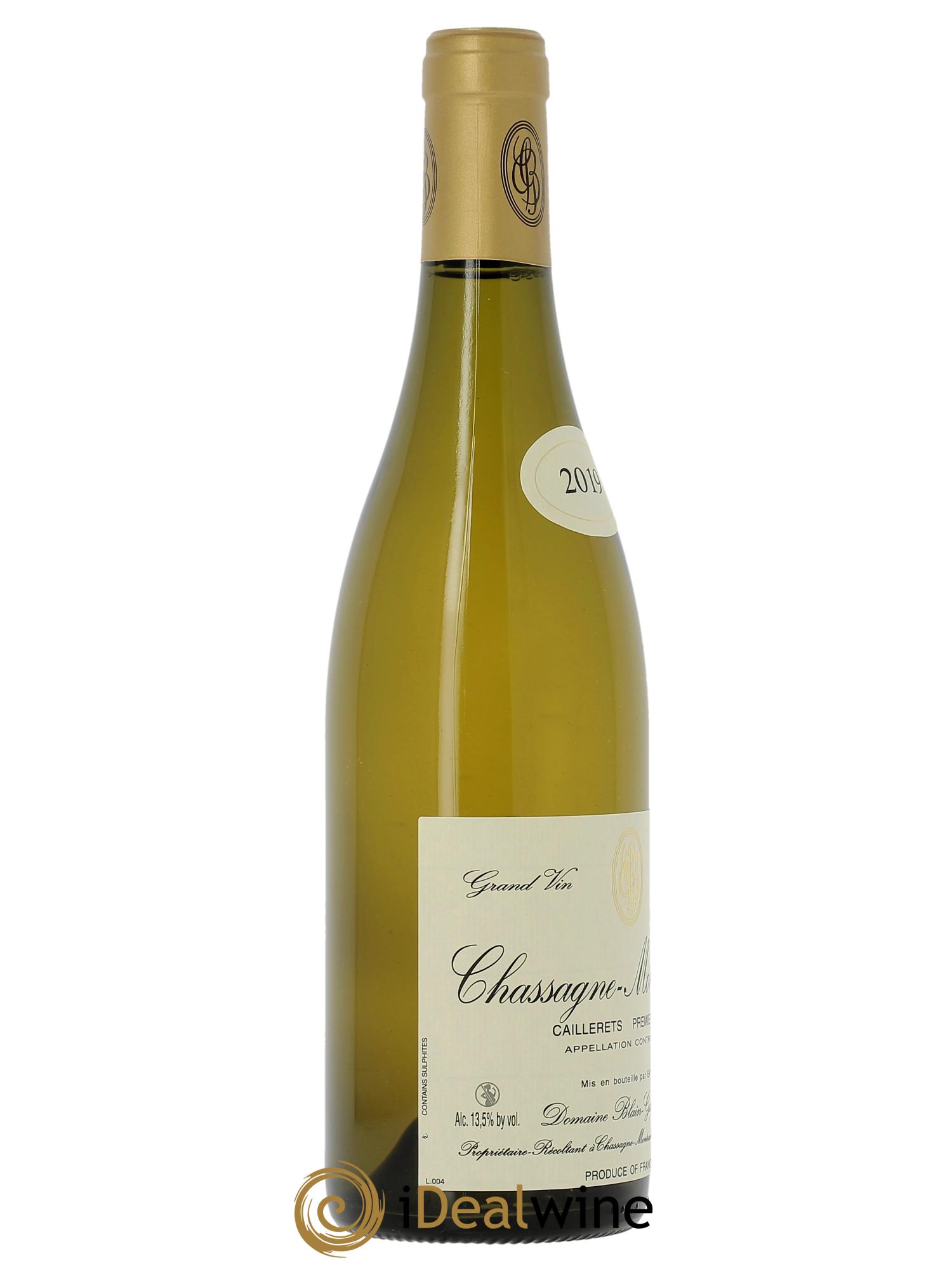 Chassagne-Montrachet 1er Cru Caillerets Blain-Gagnard (Domaine)  2019 - Lot de 1 bouteille - 2