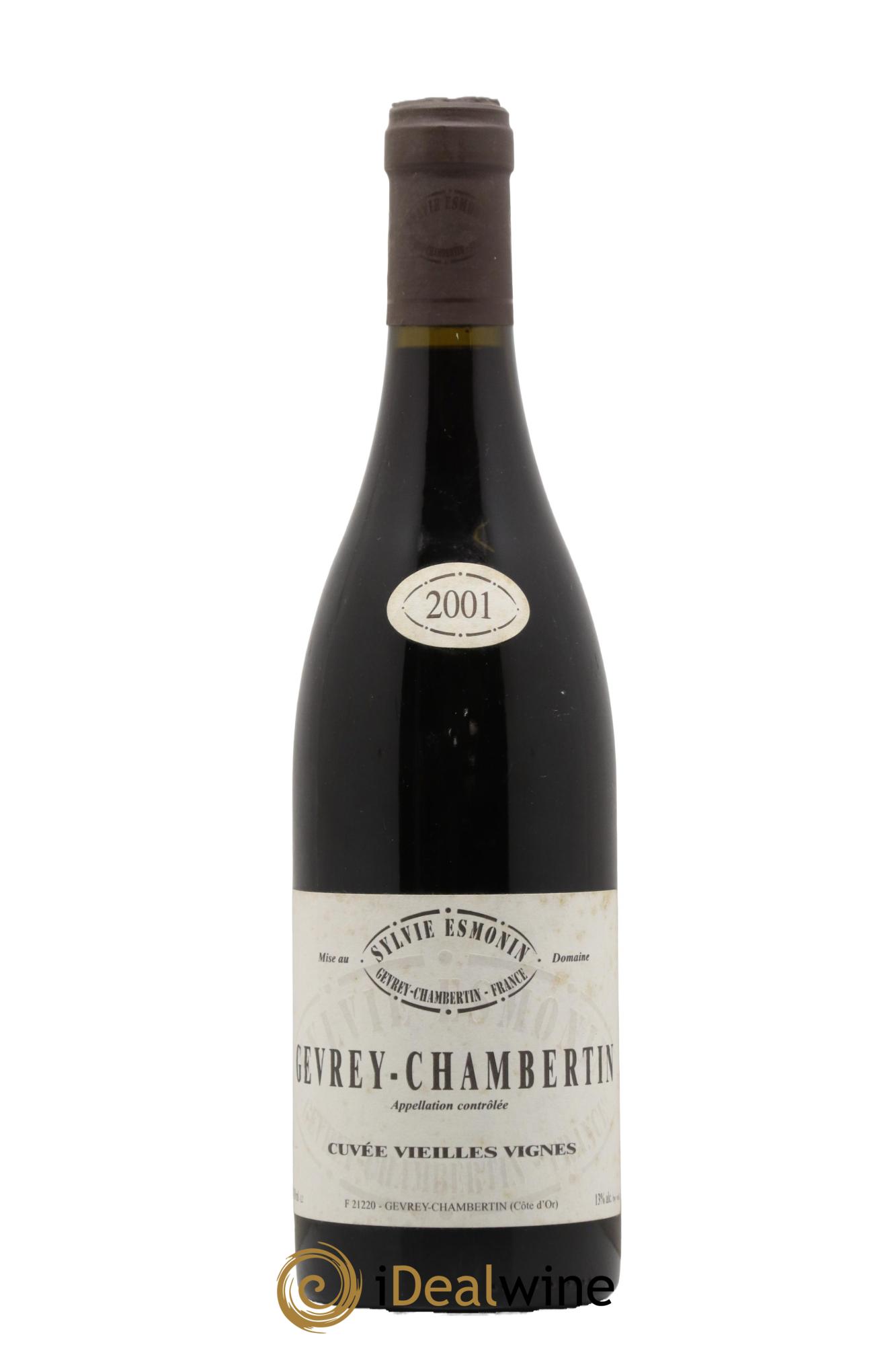 Gevrey-Chambertin Vieilles Vignes Sylvie Esmonin  2001 - Lot de 1 bouteille - 0