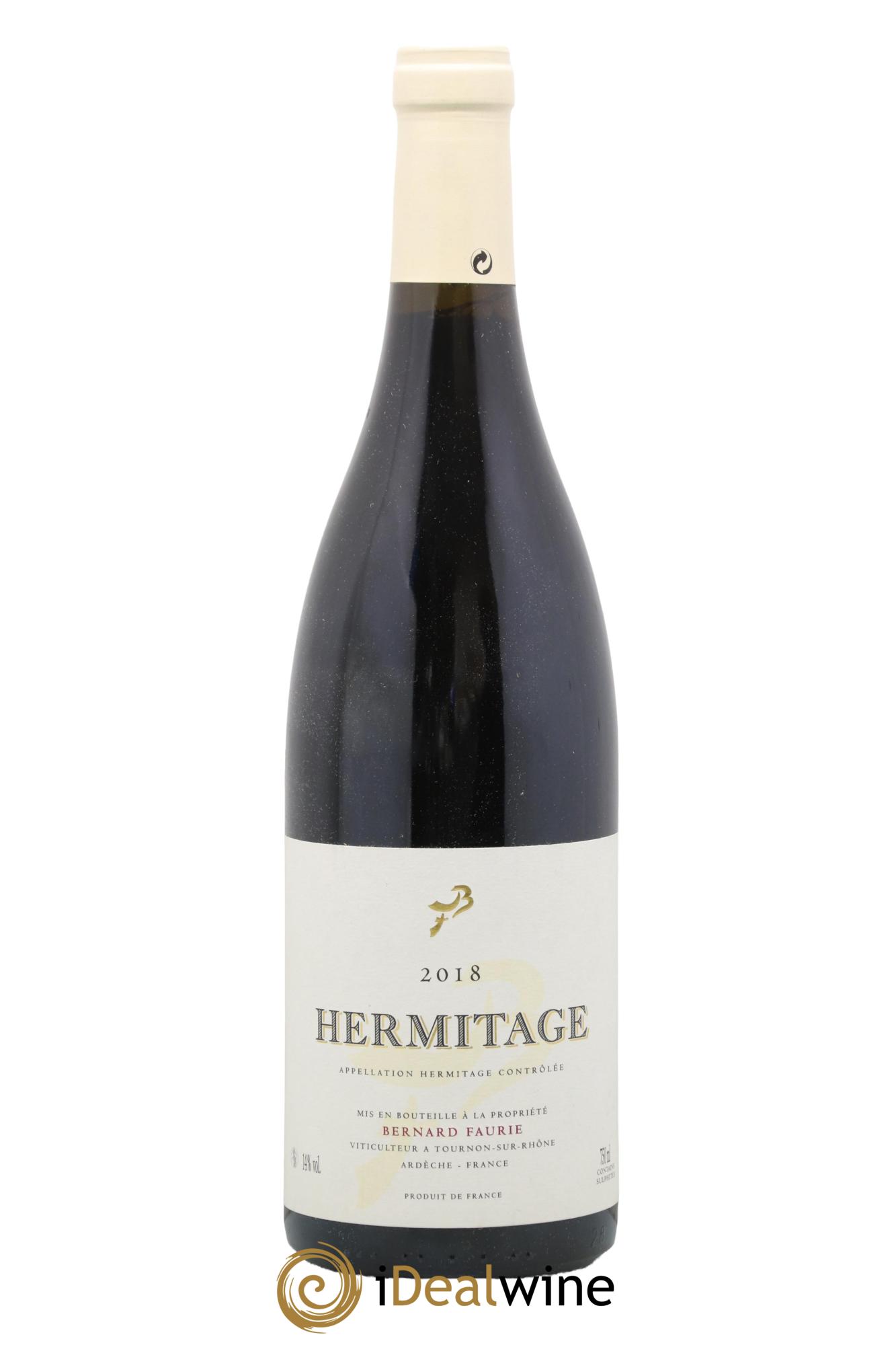 Hermitage Greffieux Bessards (capsule blanche) Bernard Faurie 2018 - Posten von 1 Flasche - 0