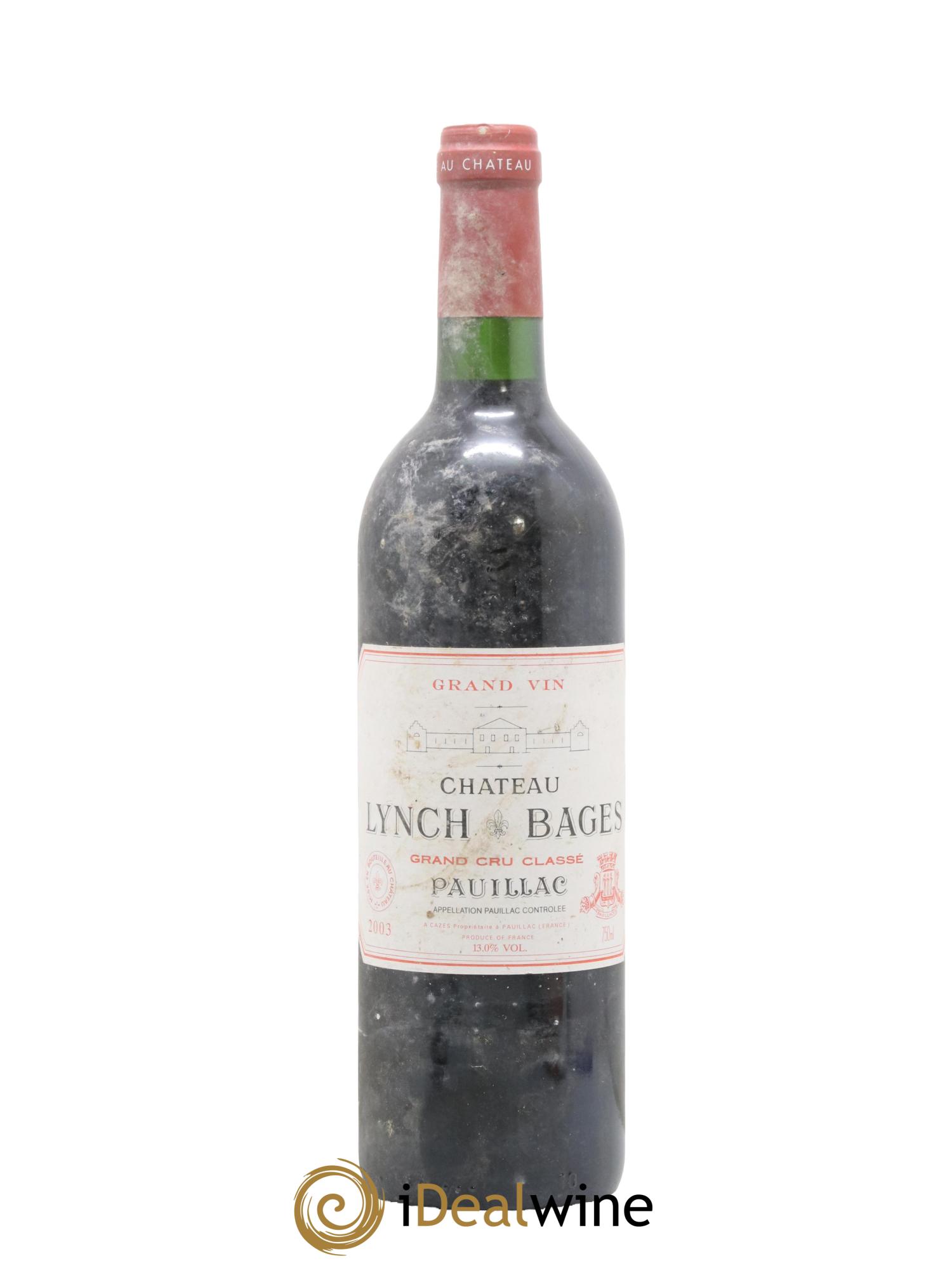 Château Lynch Bages 5ème Grand Cru Classé 2003 - Lotto di 1 bottiglia - 0