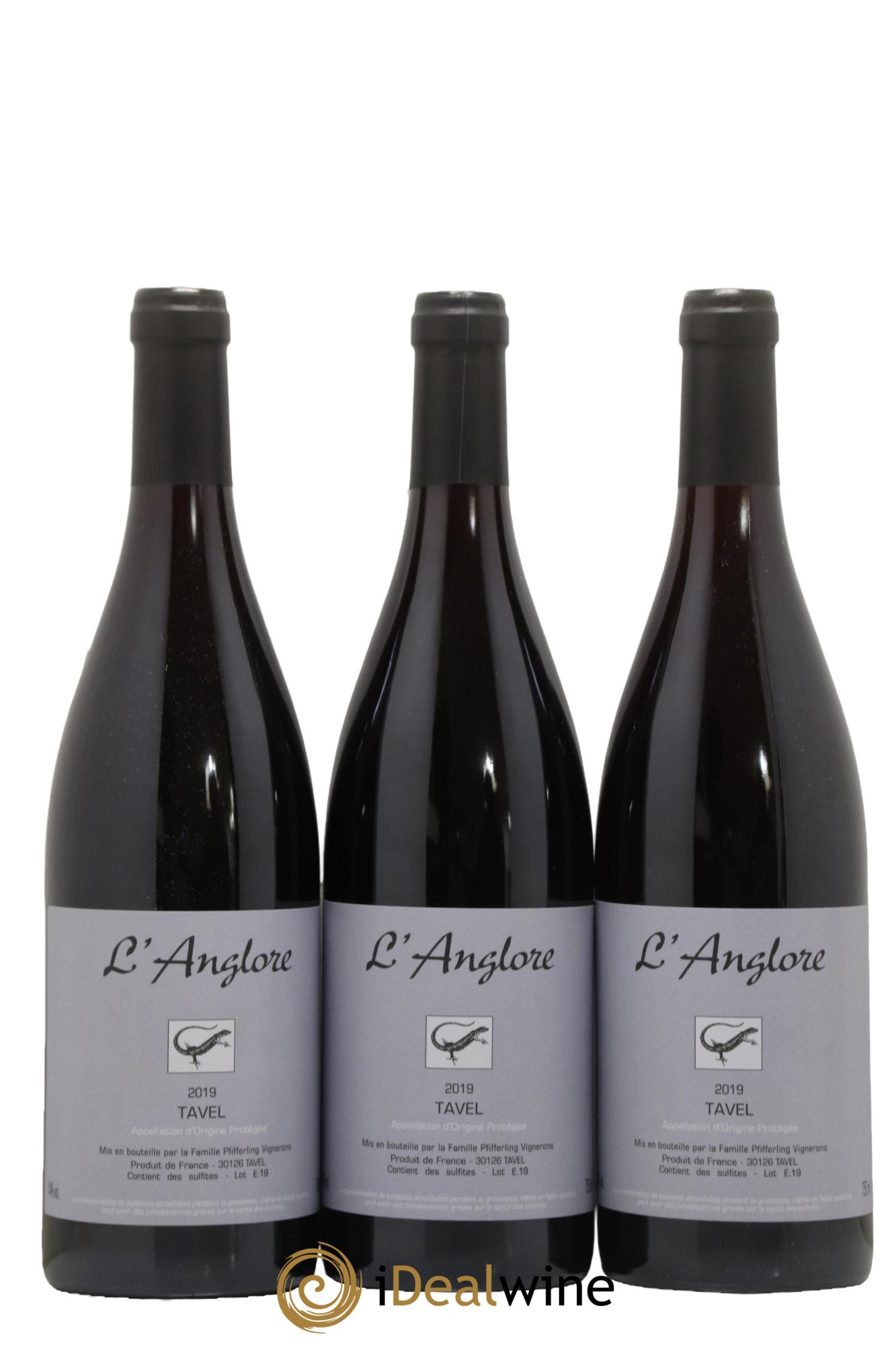 Tavel L'Anglore 2019 - Lot de 3 bouteilles - 0