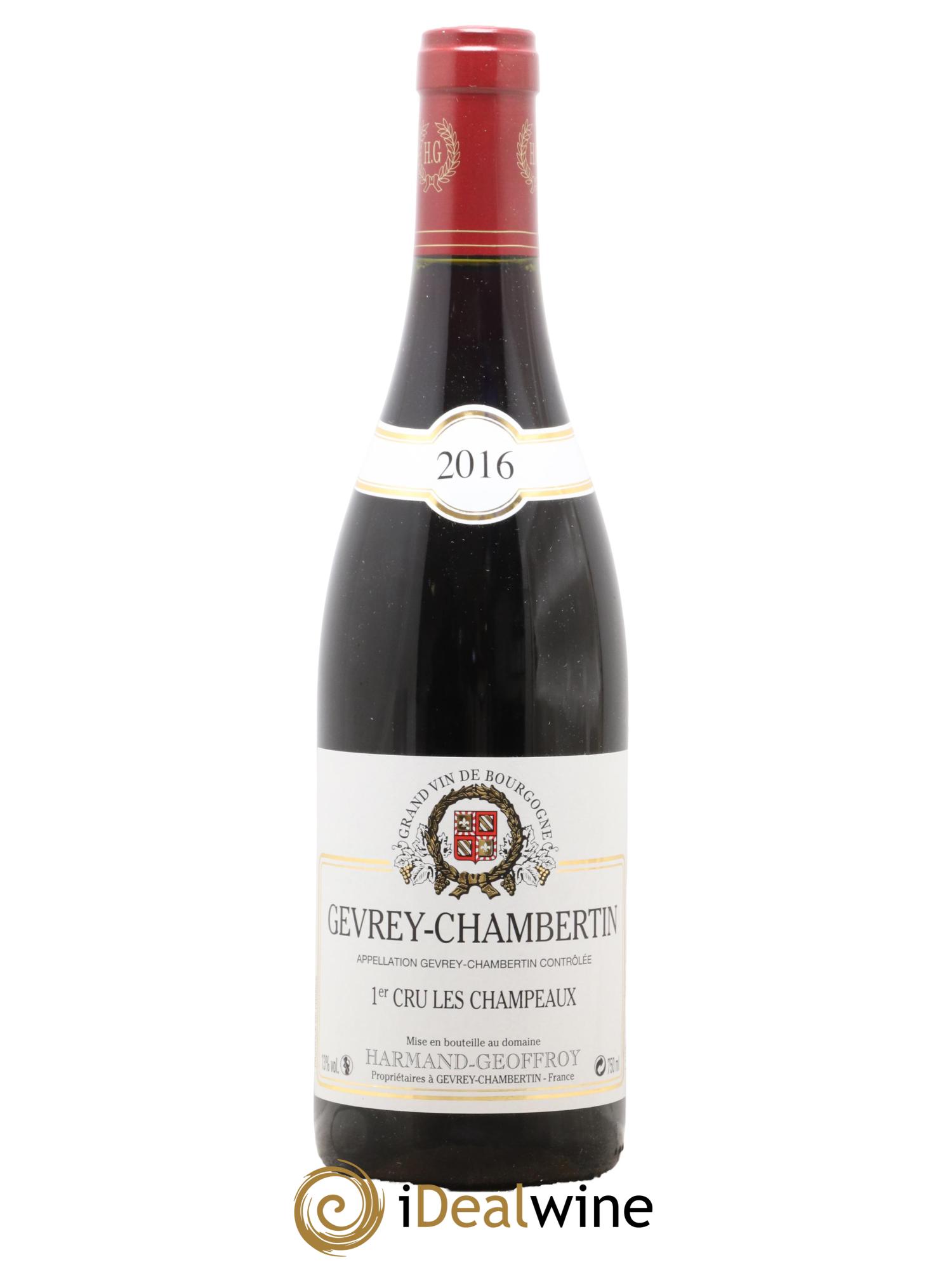 Gevrey-Chambertin 1er Cru Les Champeaux Harmand-Geoffroy (Domaine) 2016 - Lot de 1 bouteille - 0